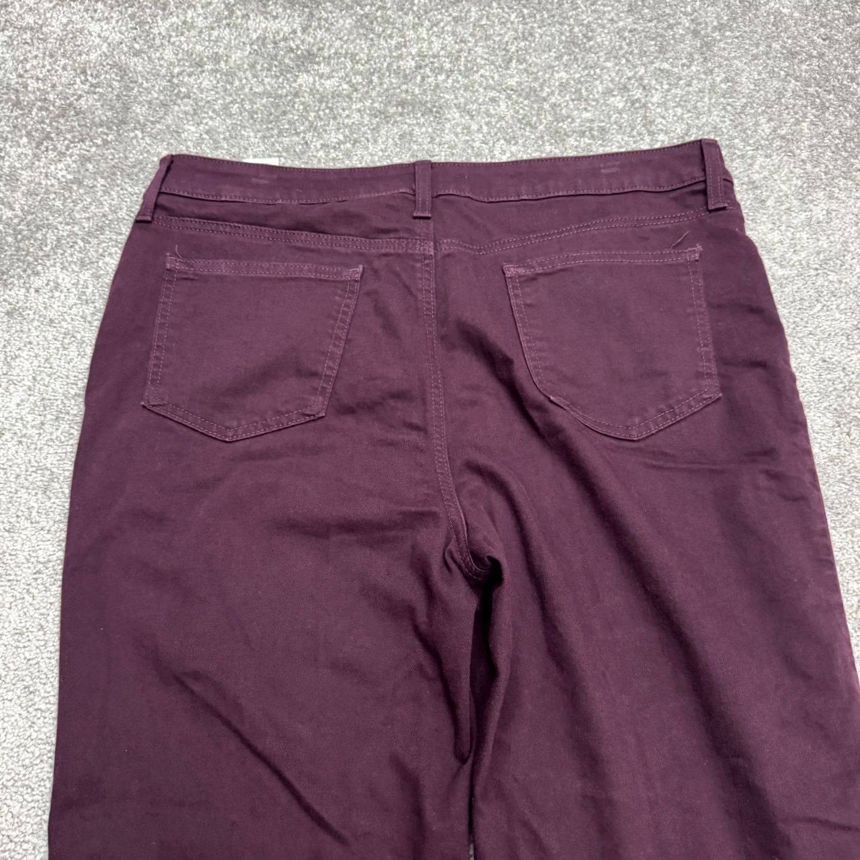 Vintage Chico's So Slimming Girlfriend Slim Leg Ankle Jeans Women 14R Red Size 36" / US 14 / IT 50 - 4 Thumbnail