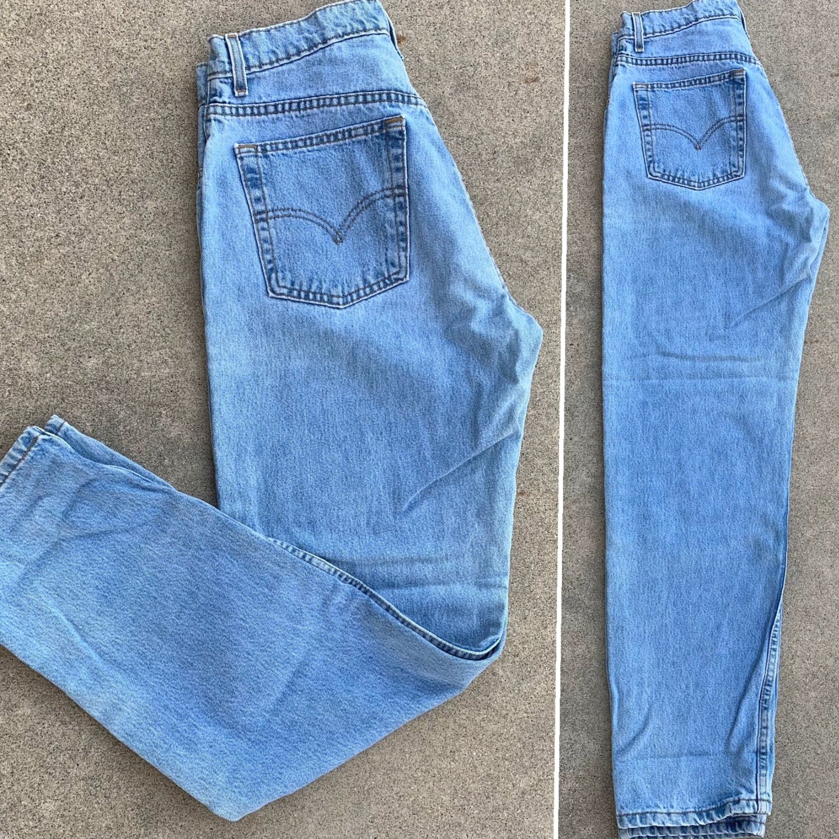 Vintage VINTAGE Levi’s SilverTab Jeans 90s 1990s High Rise 32.5” Inseam 100% Cotton Blue 5-Pocket Zipper Juniors Women’s Size 9 Long Size 30" / US 8 / IT 44 - 7 Thumbnail
