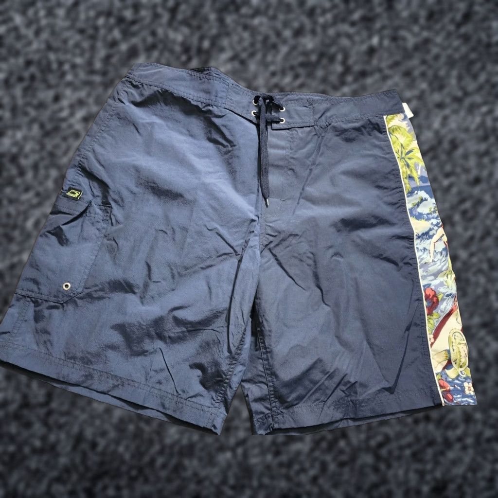 Old Navy Vintage Old Navy Surf Swim Trunks Shorts 2XL Men's XXL Blue 1990s Beach Sportswear Size US 39 - 1 Thumbnail