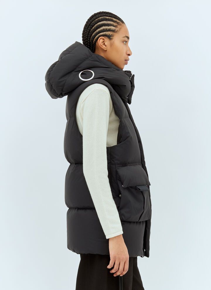 Moncler o1y1125 Hooded Vest in Black Size XXS / US 00 / IT 34 - 4 Thumbnail