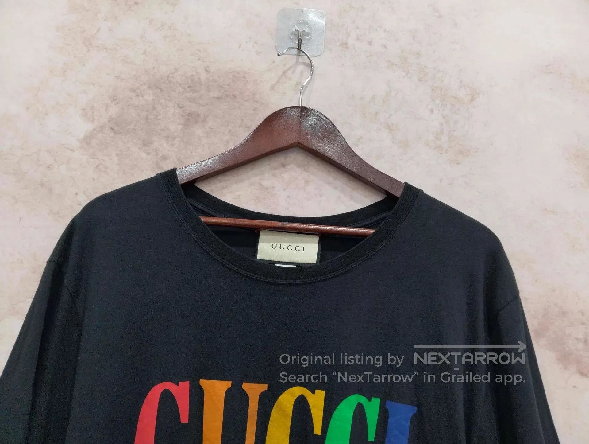 Gucci Black Short Sleeve Graphic Print T. Size US L / EU 52-54 / 3 - 6 Thumbnail
