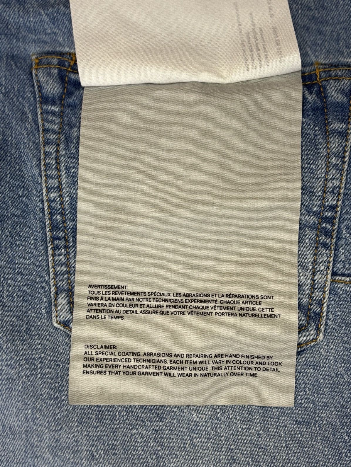 Purple Brand Purple Brand P005 Slim Straight Light Clean Indigo Size US 32 / EU 48 - 3 Thumbnail