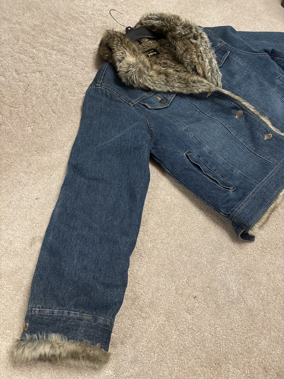 Other Fabio Denim Trucker Faux Fur Jacket Size US M / EU 48-50 / 2 - 3 Thumbnail