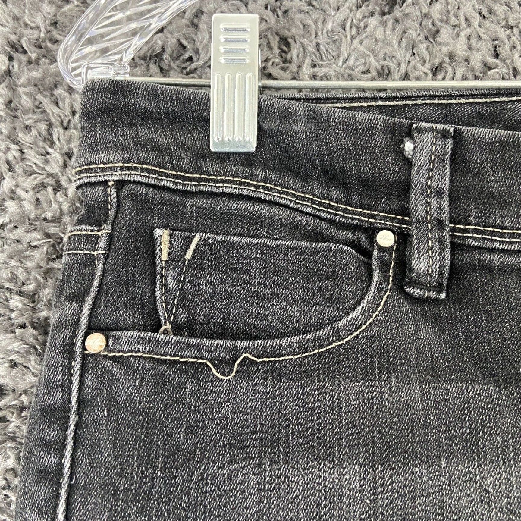 White House Black Market White House Black Market Blanc Women's Flared Black Jeans 6R Regular Size 28" / US 6 / IT 42 - 5 Thumbnail