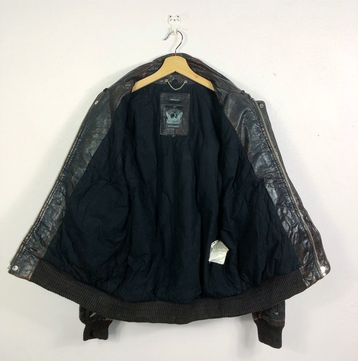 Diesel Rare Vintage Diesel Lambskin Leather Jacket Size US M / EU 48-50 / 2 - 14 Thumbnail