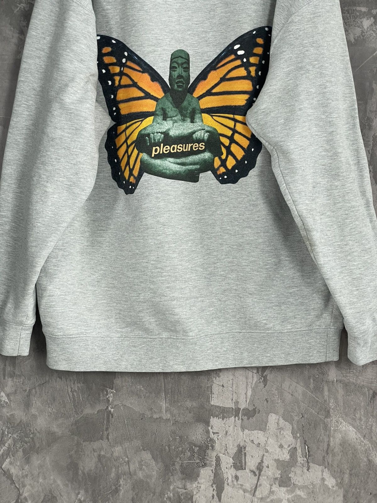 Hypebeast × Pleasures Y2K Pleasures Butterfly Logo Baggy Hype Hoodie Size US XL / EU 56 / 4 - 11 Thumbnail