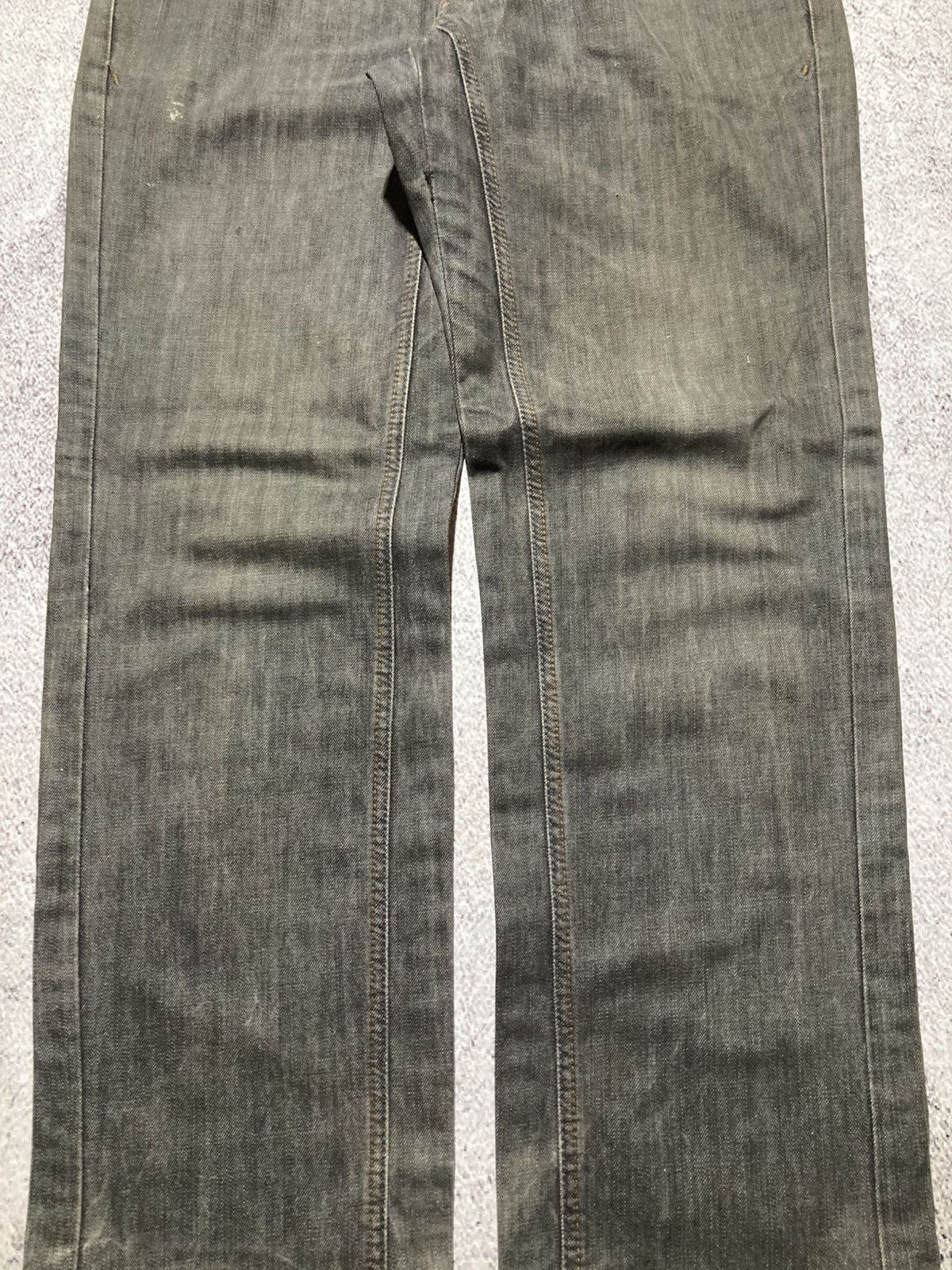 Japanese Brand 2000s Fubu Collection Washed Jeans Pants Charcoal Y2k Size US 34 / EU 50 - 4 Thumbnail