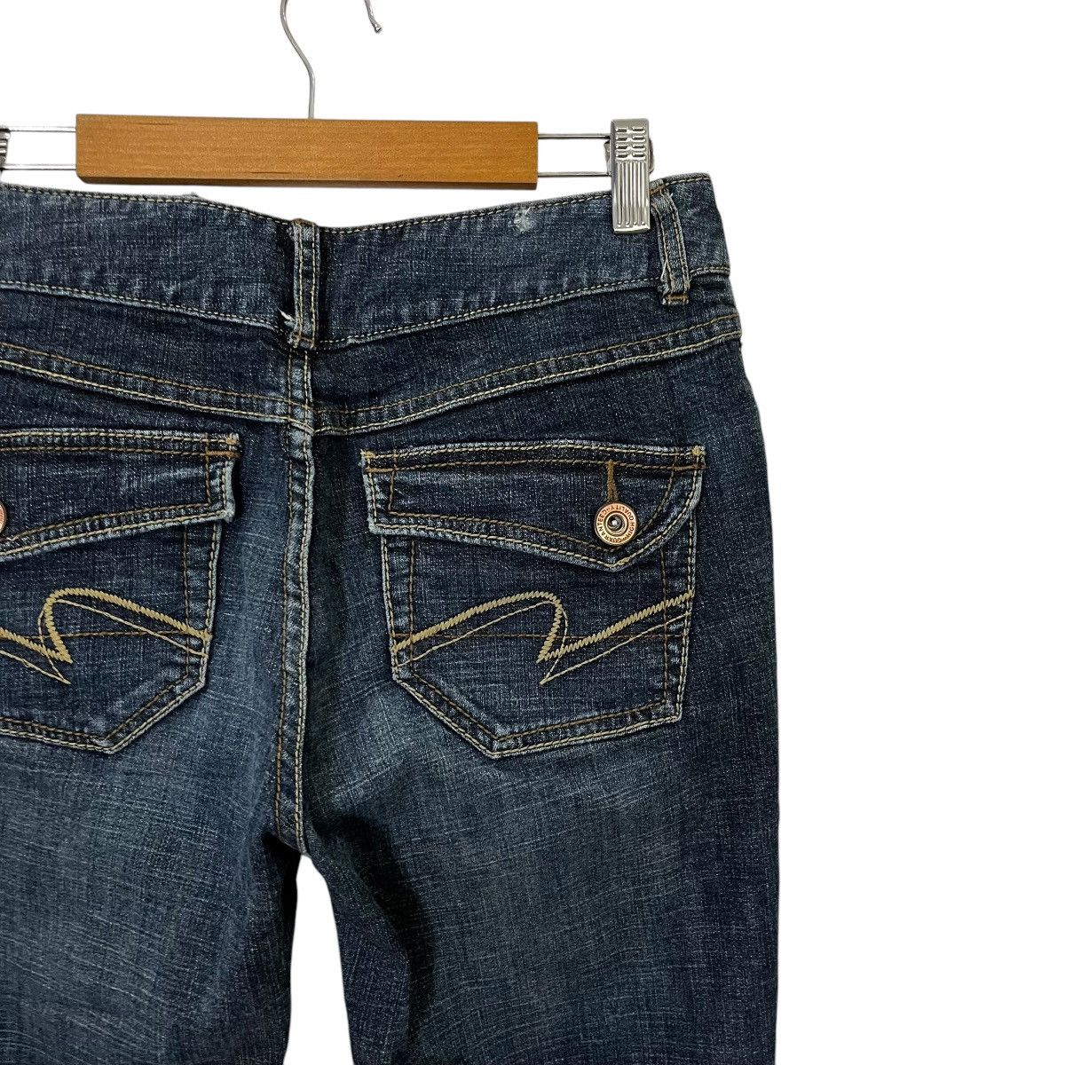 Japanese Brand Vintage Japanese Designer Little Distressed Denim Size 29" - 10 Thumbnail