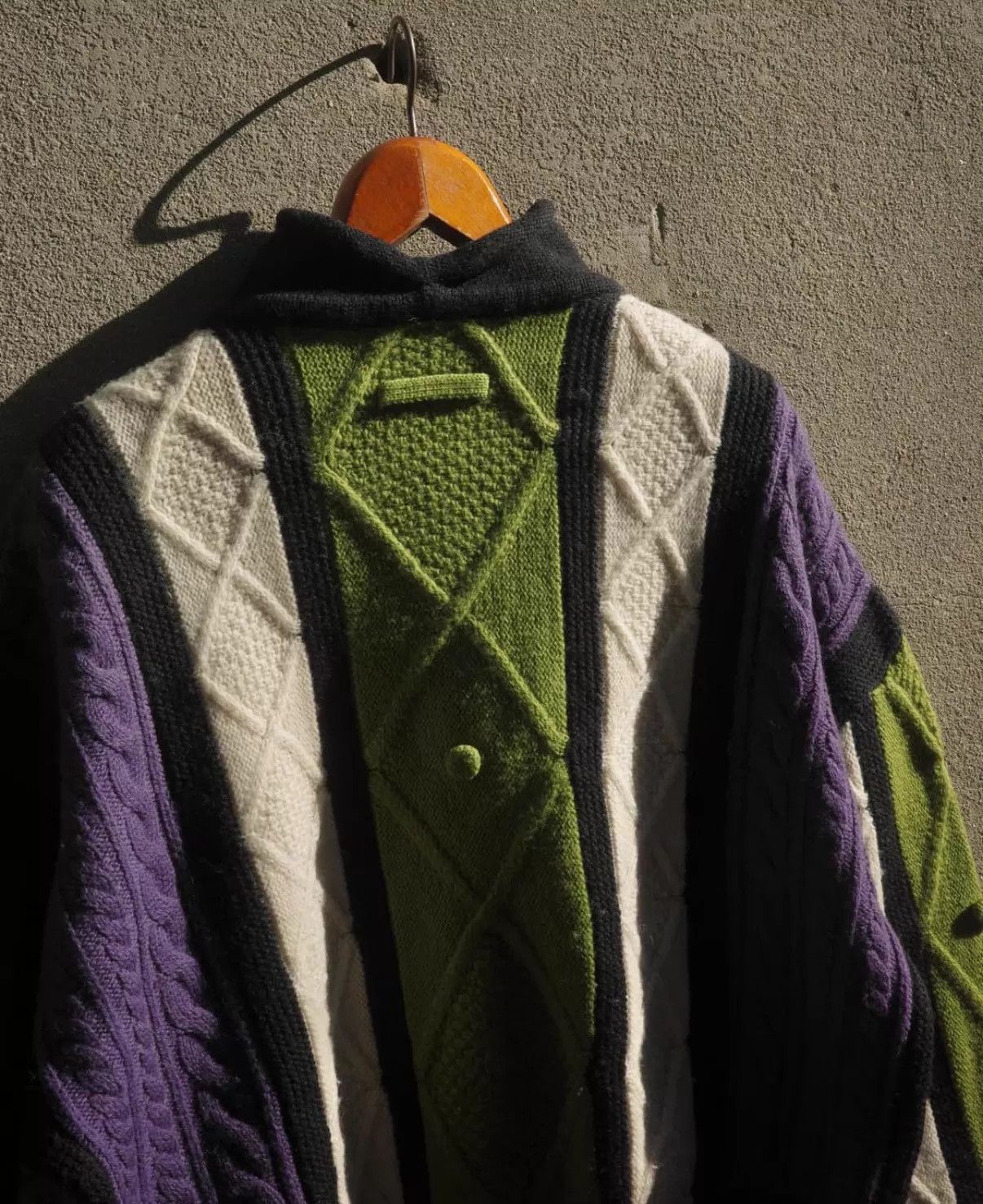 Jean Paul Gaultier Jean Paul Gaultier 90s Color Block Chunky Knit Sweater Size US L / EU 52-54 / 3 - 5 Thumbnail