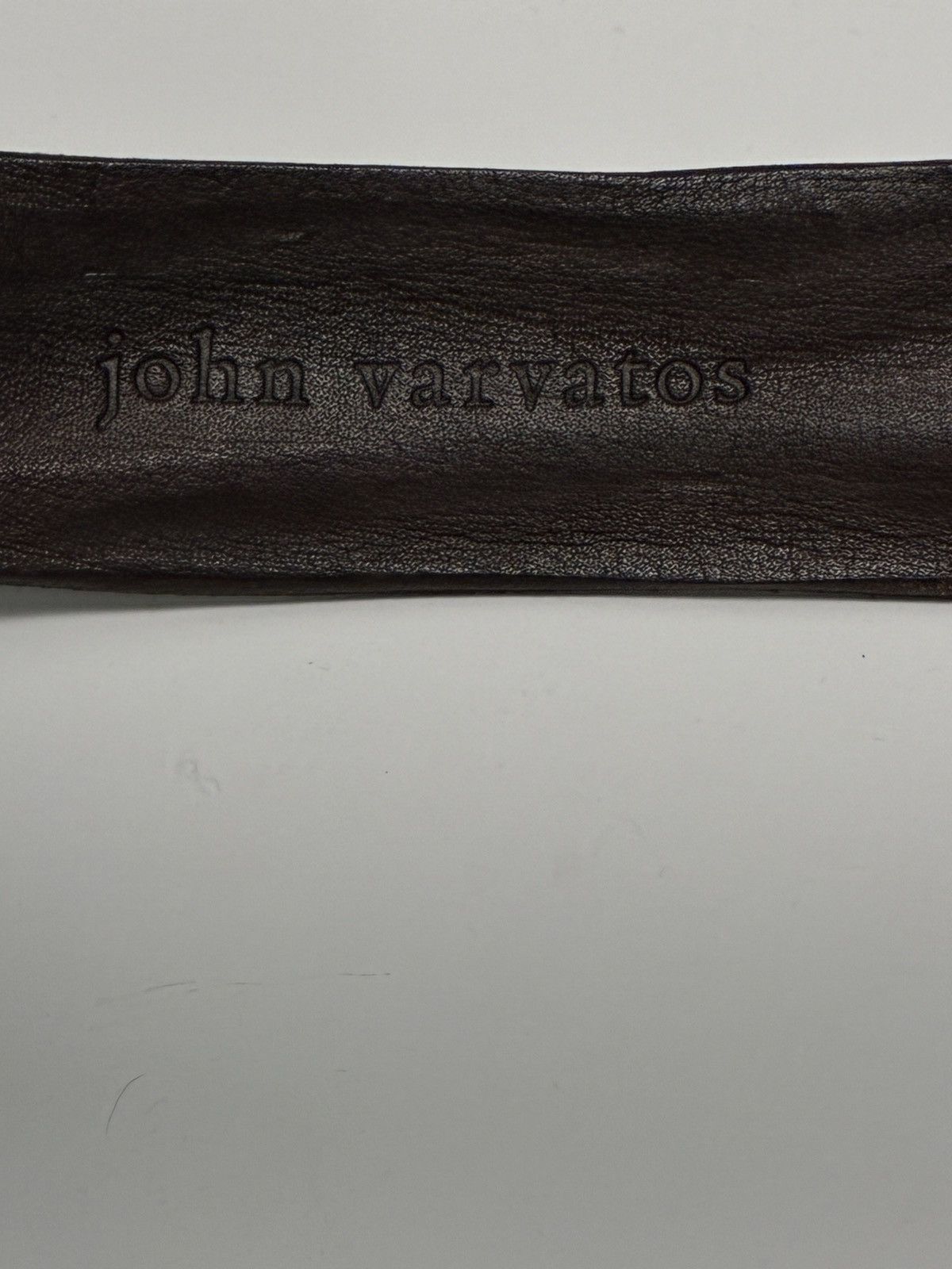 John Varvatos Suede Knot Belt Size 32 Size 32 - 6 Thumbnail
