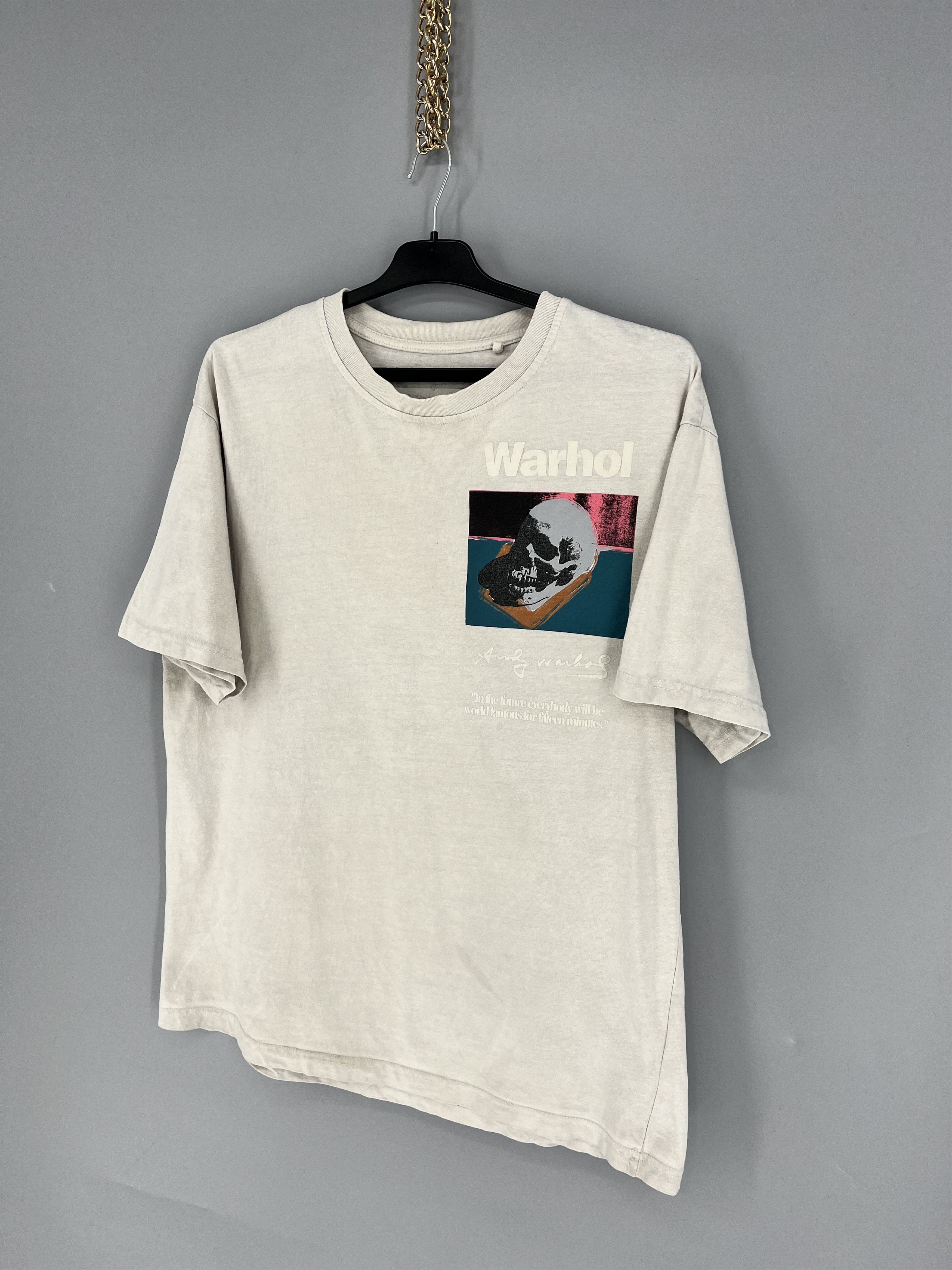 Andy Warhol Vintage Pull&Bear Andy Warhol Tshirt Tee Size L Size US L / EU 52-54 / 3 - 4 Thumbnail