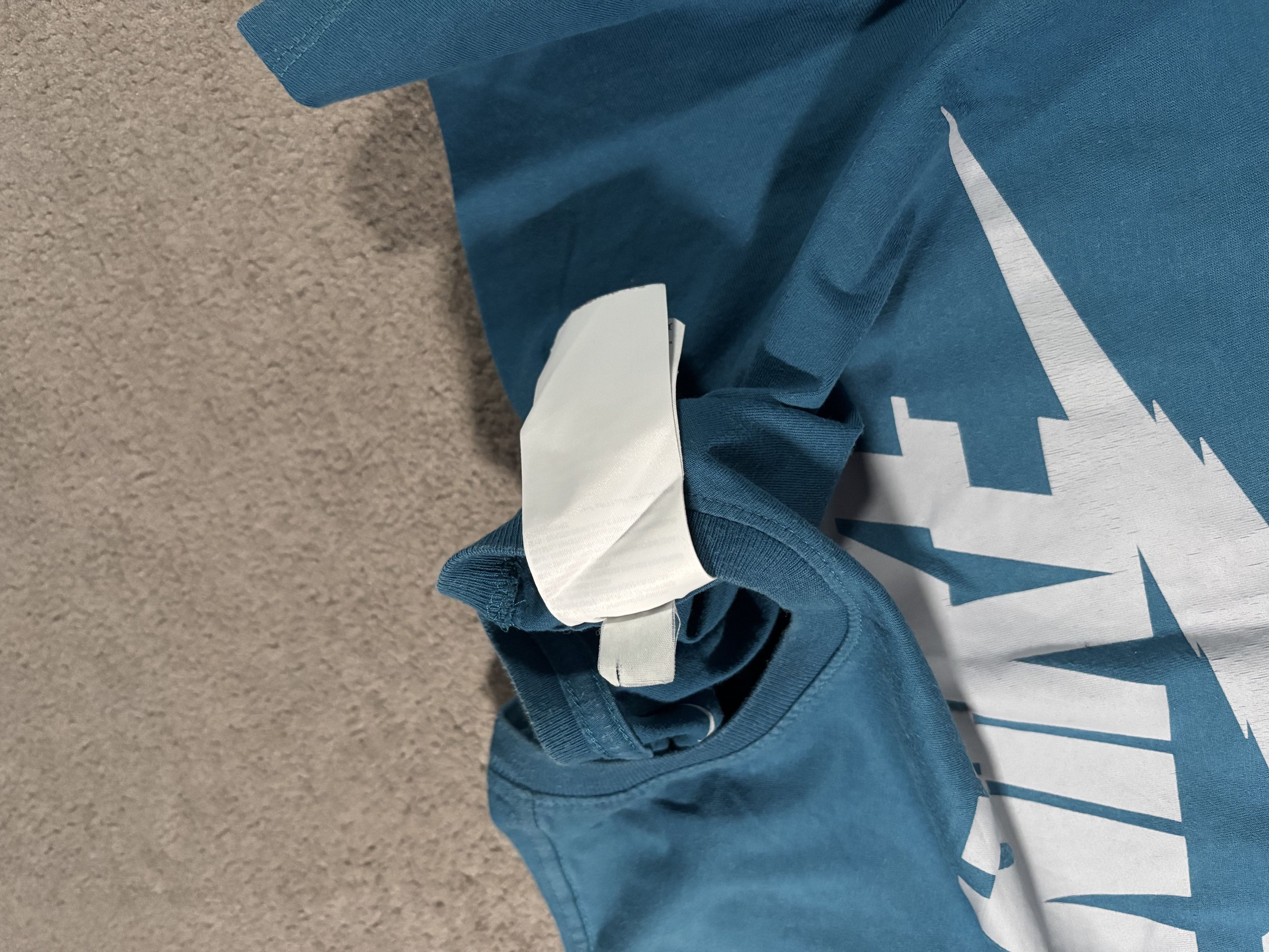 Nike Nike S Blue Just Do It T-Shirt Printed Cotton Basic Swoosh Size US S / EU 44-46 / 1 - 4 Thumbnail