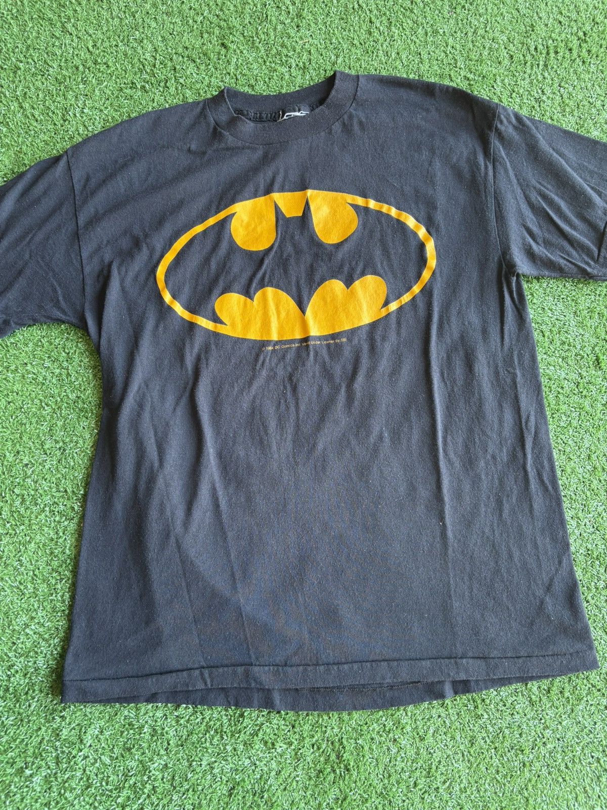 DC Comics × Vintage Vintage 1980s Batman Graphic T-Shirt Size US M / EU 48-50 / 2 - 2 Thumbnail