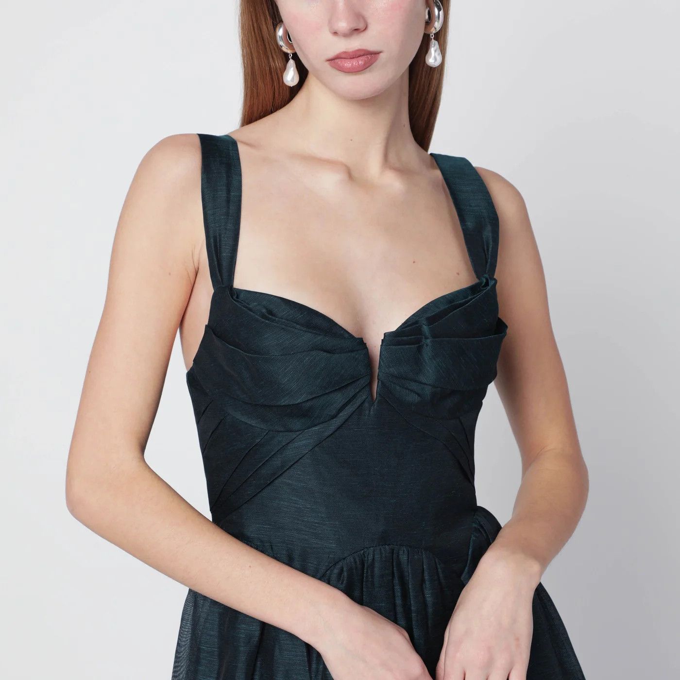 Zimmermann o1d2blof0526 Midi Dress in Green Size M / US 6-8 / IT 42-44 - 4 Thumbnail