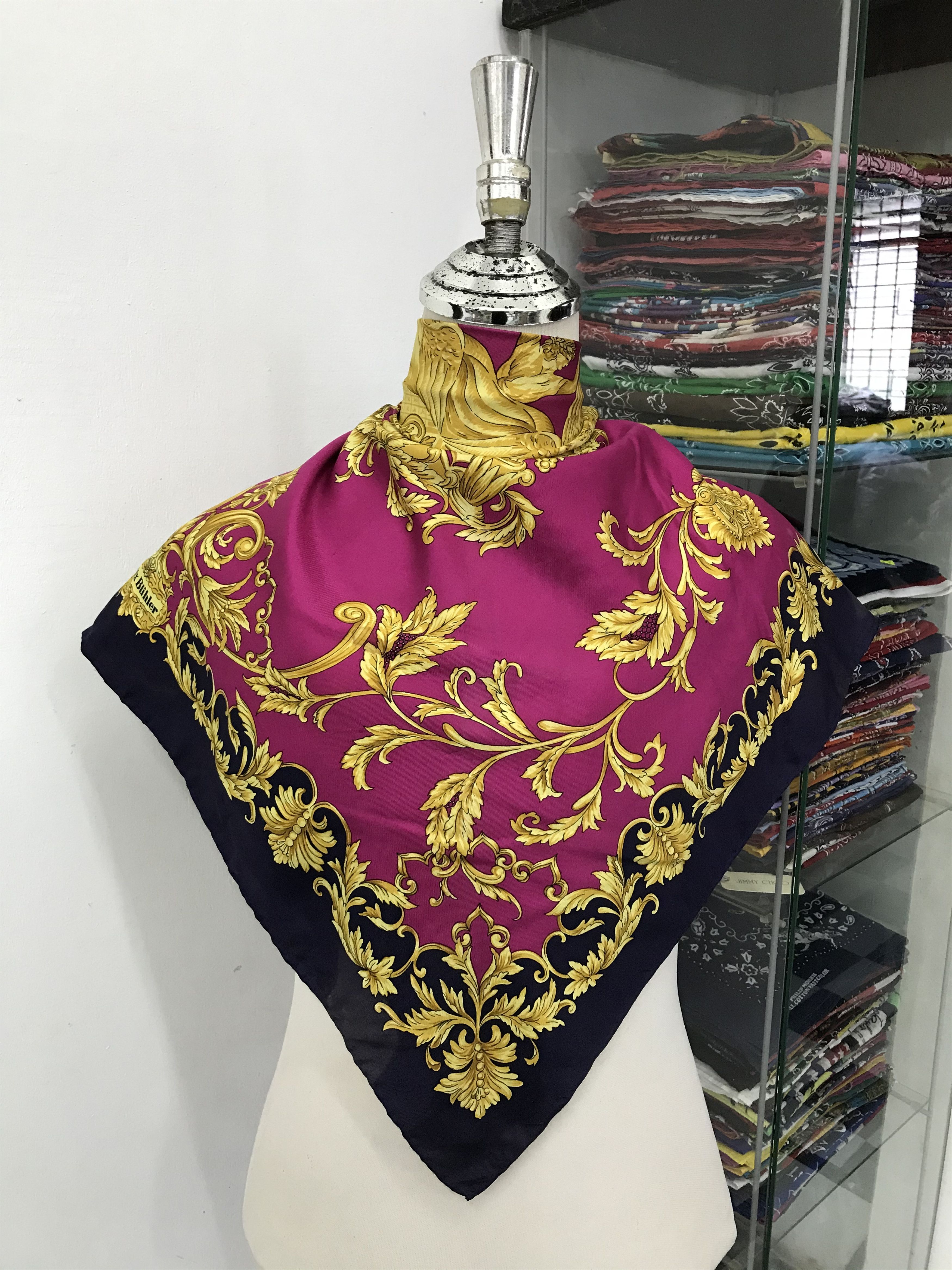 Vintage Vintage Felix Buhler Silk Scarf Size ONE SIZE - 1 Thumbnail