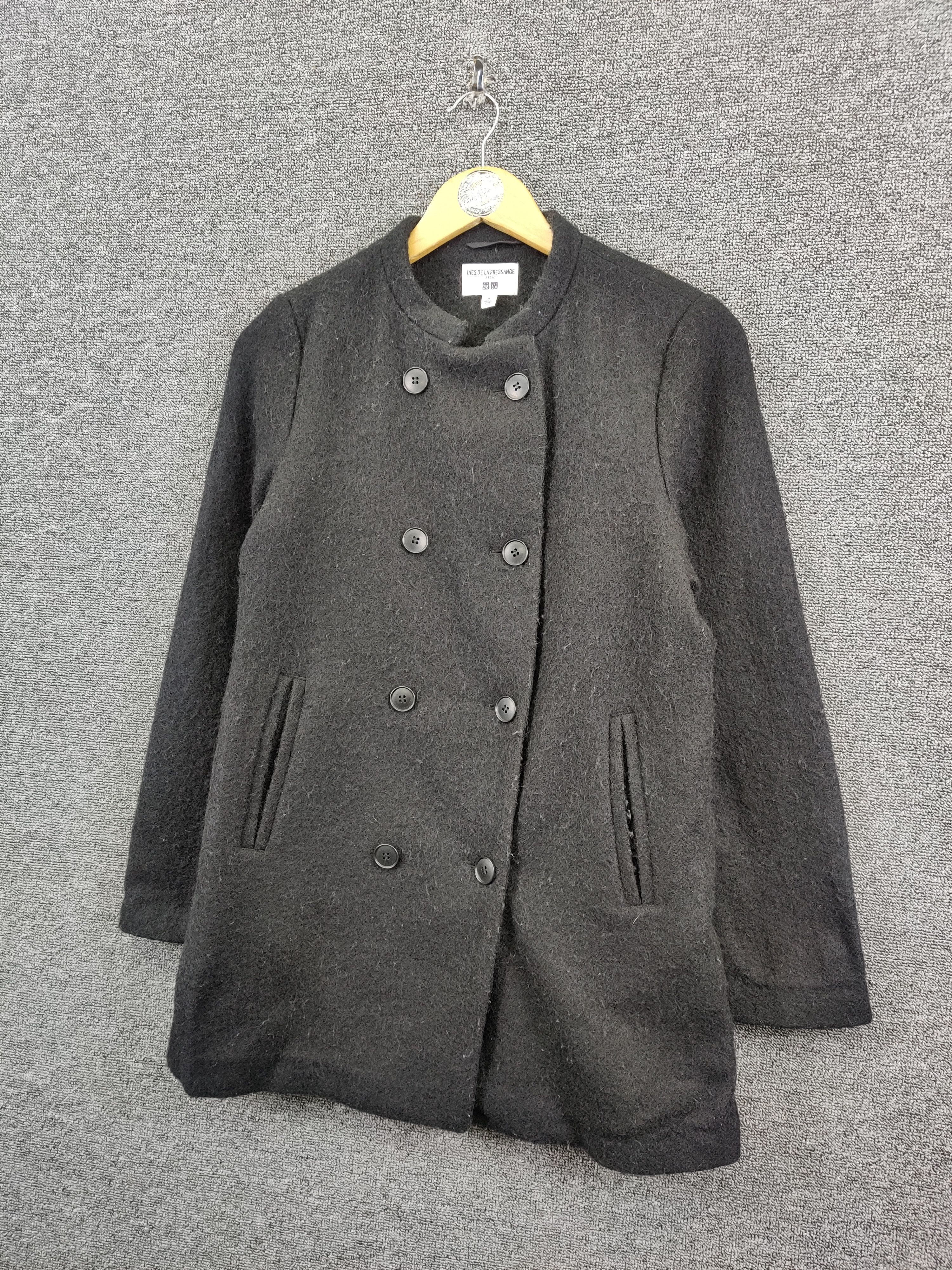 Uniqlo Uniqlo Ines De La Fressange Wool Double Breasted Coat Size M / US 6-8 / IT 42-44 - 2 Thumbnail