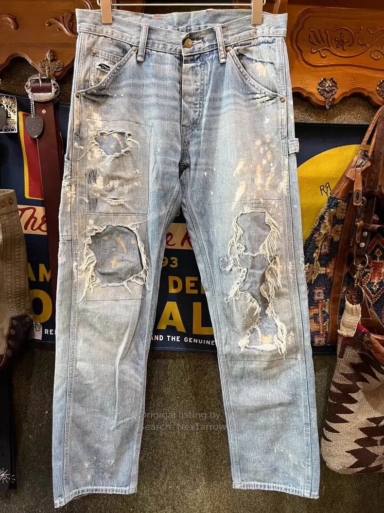 RRL Ralph Lauren RRL Ralph Lauren Out-of-print vintage workwear jeans Size US 32 / EU 48 - 1 Thumbnail