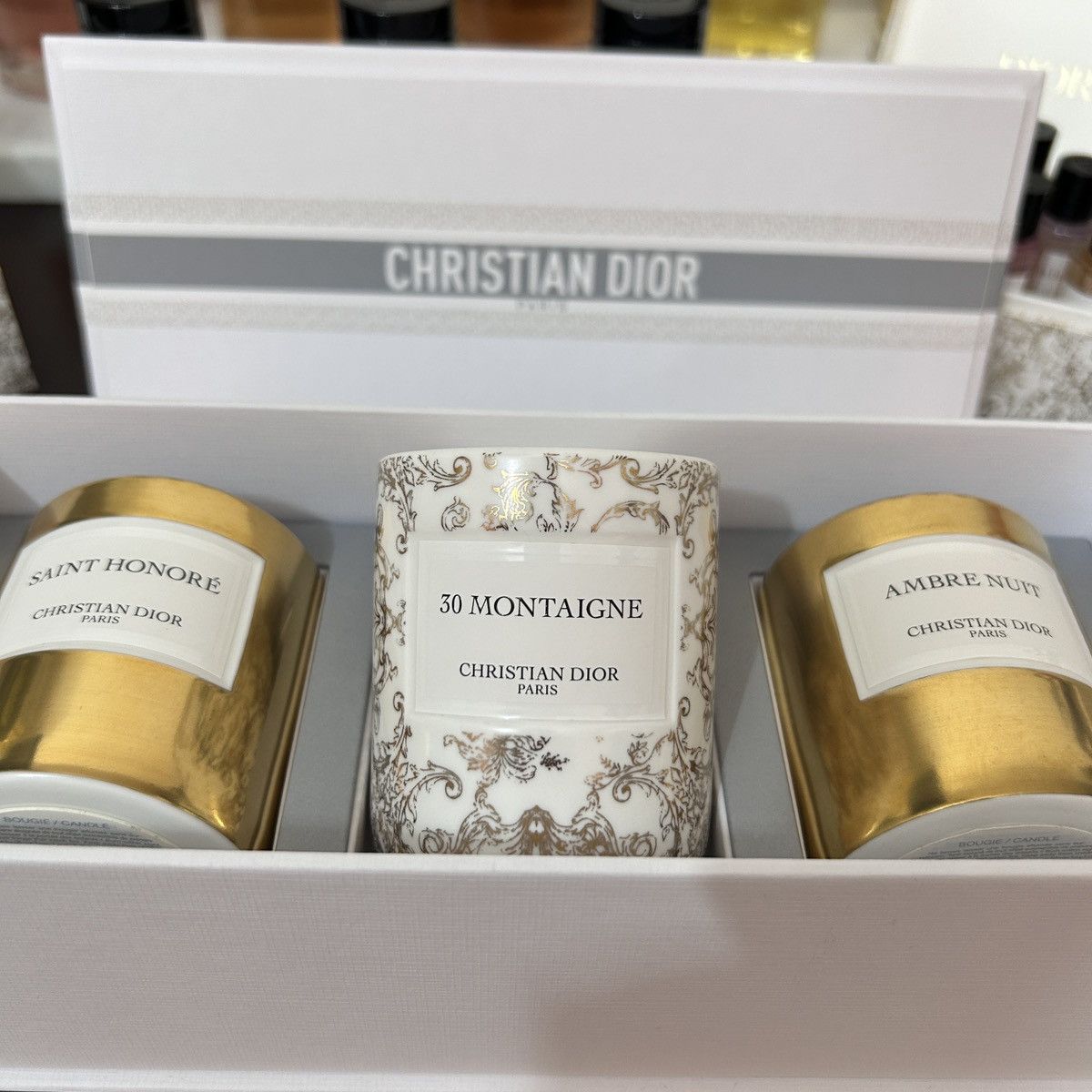 Candle Set Dior 30 Montaigne Candle Dior 30 Montaigne 250g Candle