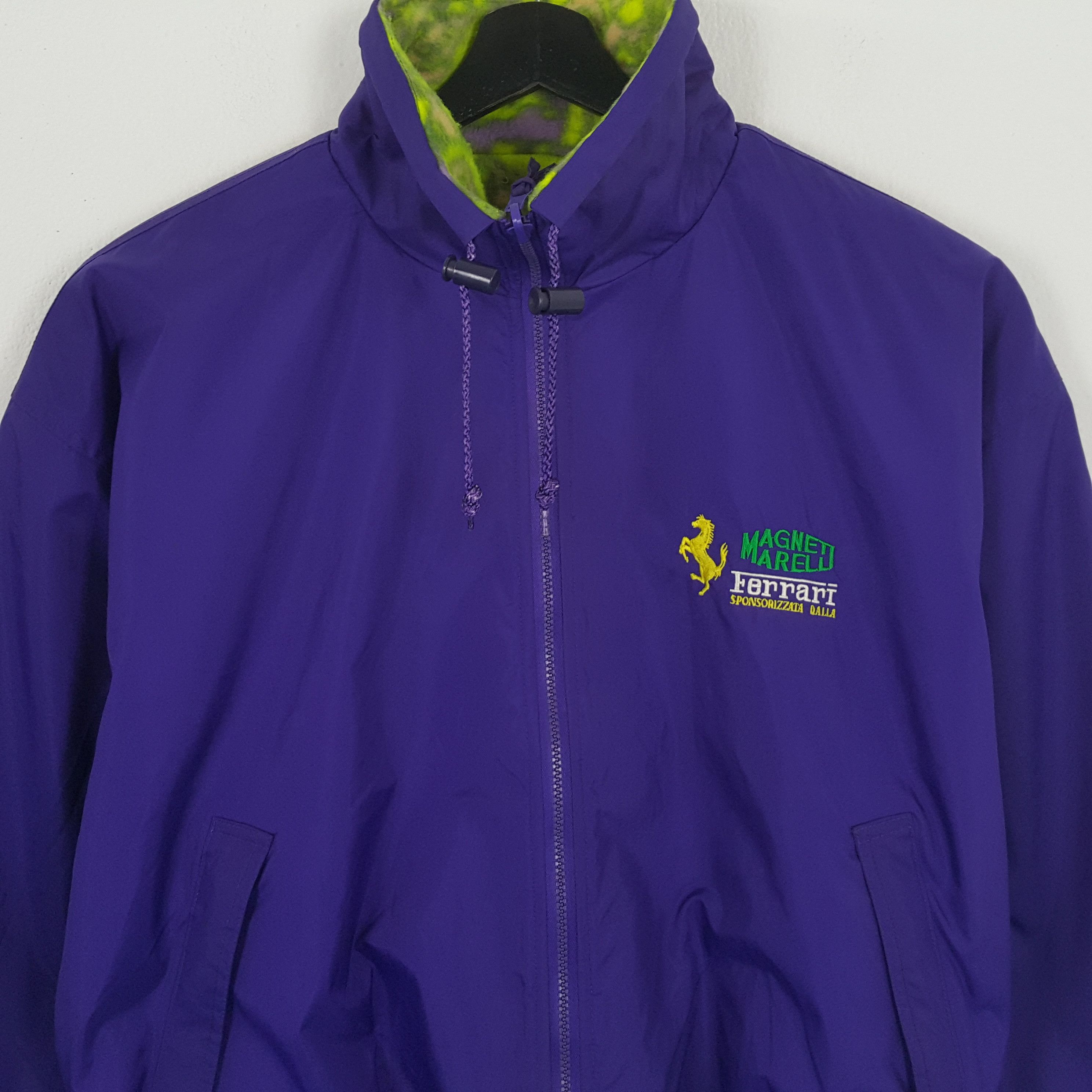Ferrari × Vintage FERRARI MAGNETI MAREELI F1 Racing Style Reversible Jacket Size US XL / EU 56 / 4 - 4 Thumbnail