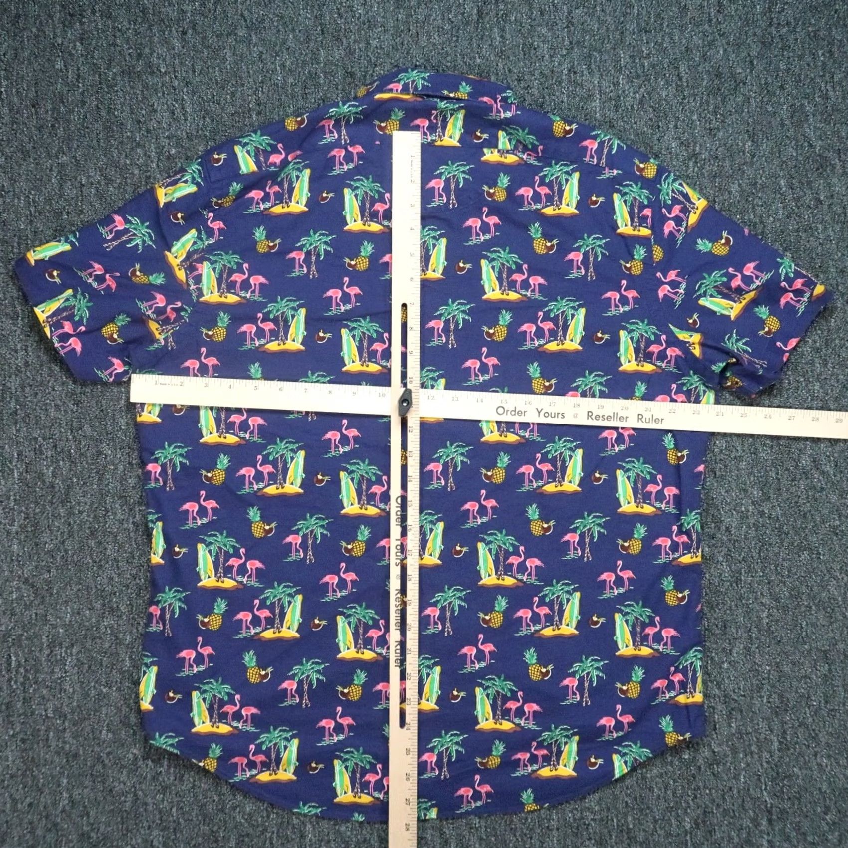 Ralph Lauren Ralph Lauren Shirt Men Large Blue Classic Button-Up Smoking Flamingo? Size US L / EU 52-54 / 3 - 5 Thumbnail