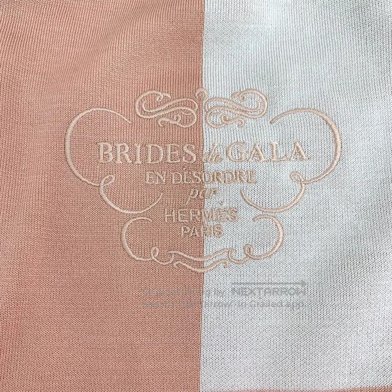 Other Hermes Colorblock Logo Printed Silk Short Sleeve Round Nec Size XS / US 0-2 / IT 36-38 - 5 Thumbnail