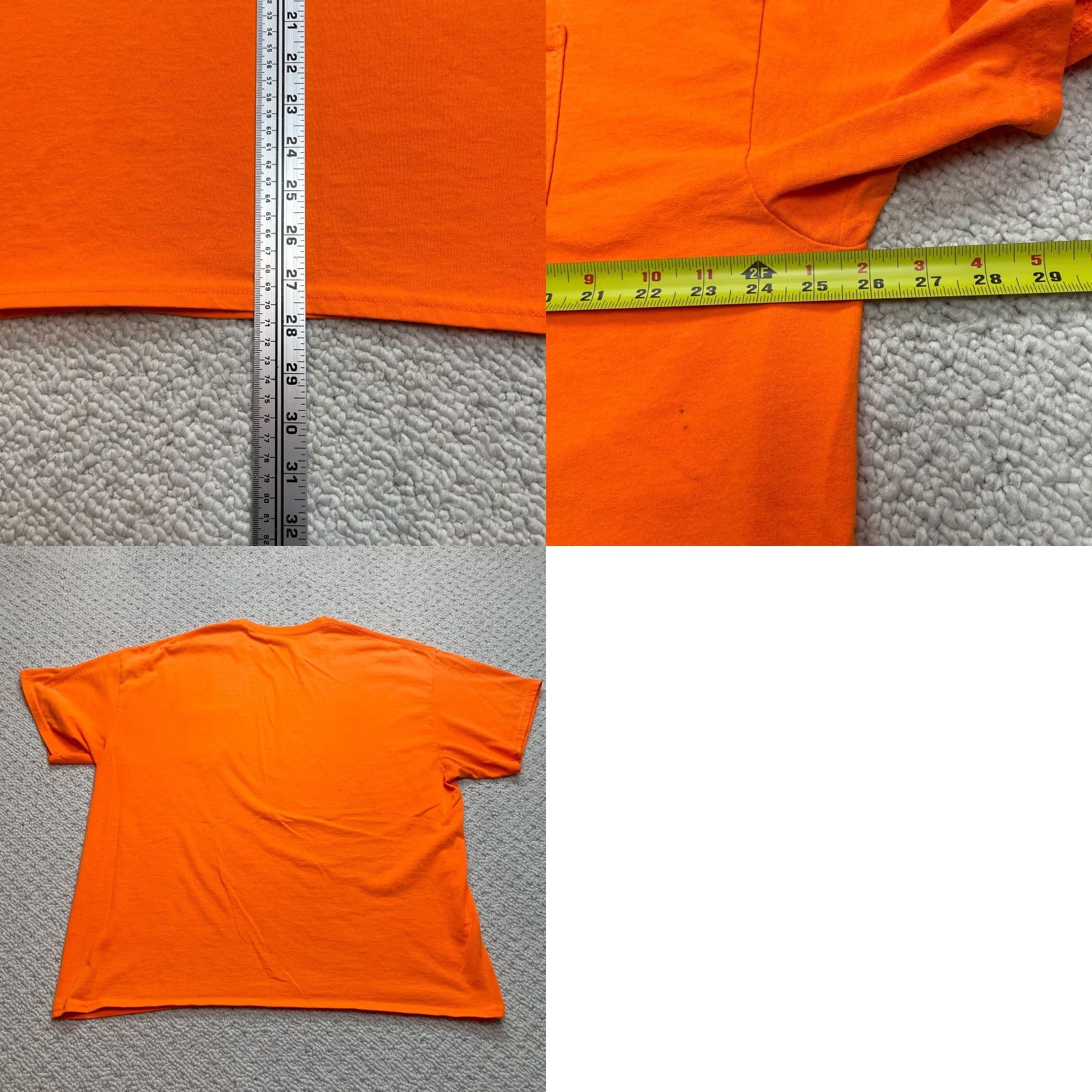 Gildan Gildan Dry Blend Shirt Mens 2XL Orange Short Sleeve Pocket Tee Adult Solid Size US XXL / EU 58 / 5 - 8 Thumbnail
