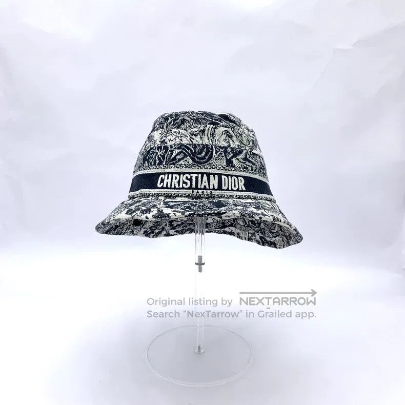 Dior Dior Size58 Colour-matched animal jungle embroidery cotton Size ONE SIZE - 1 Thumbnail