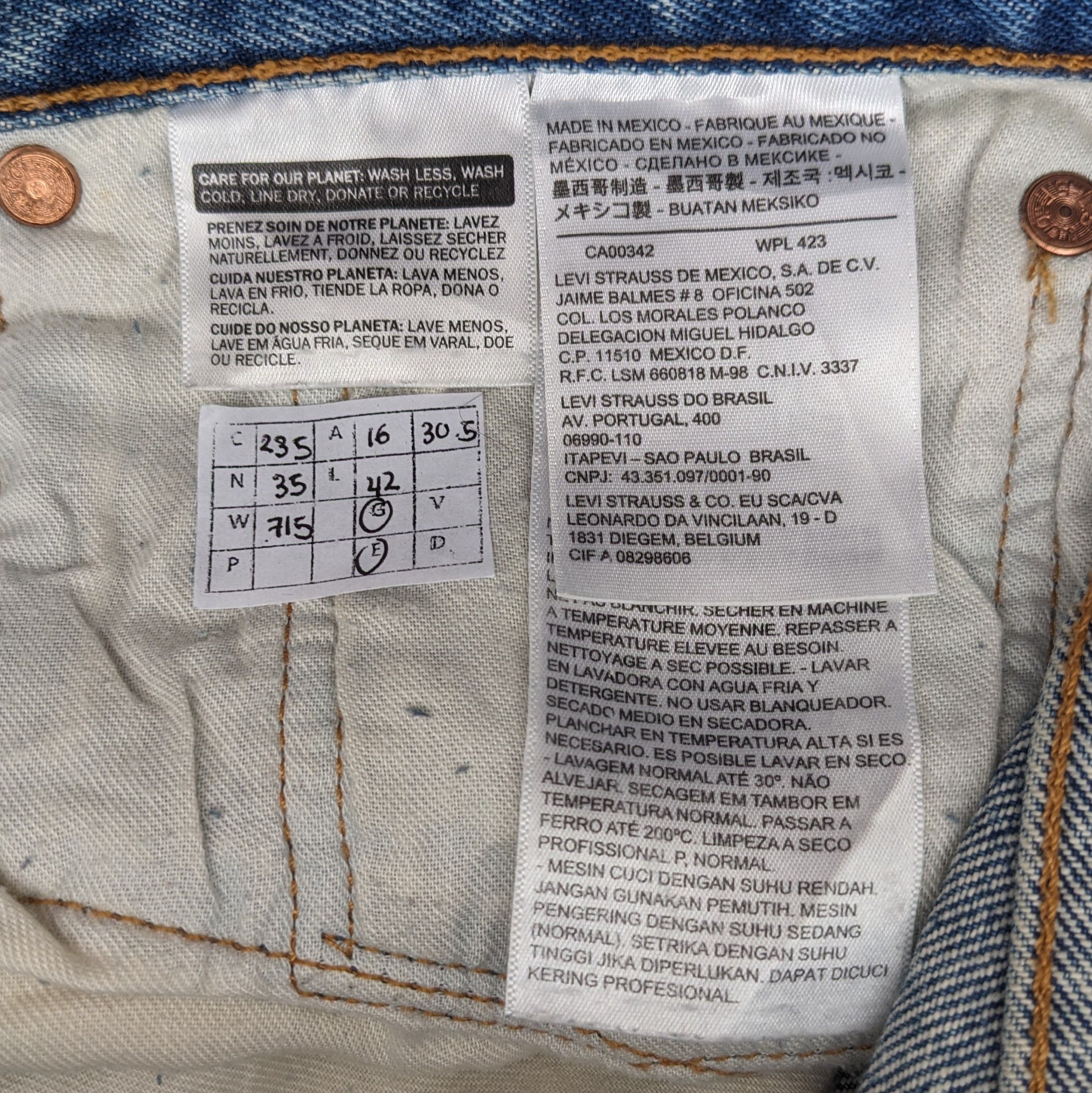 Levi's Vintage Levi's Strauss Co American Brand Denim Jeans Size US 32 / EU 48 - 10 Thumbnail