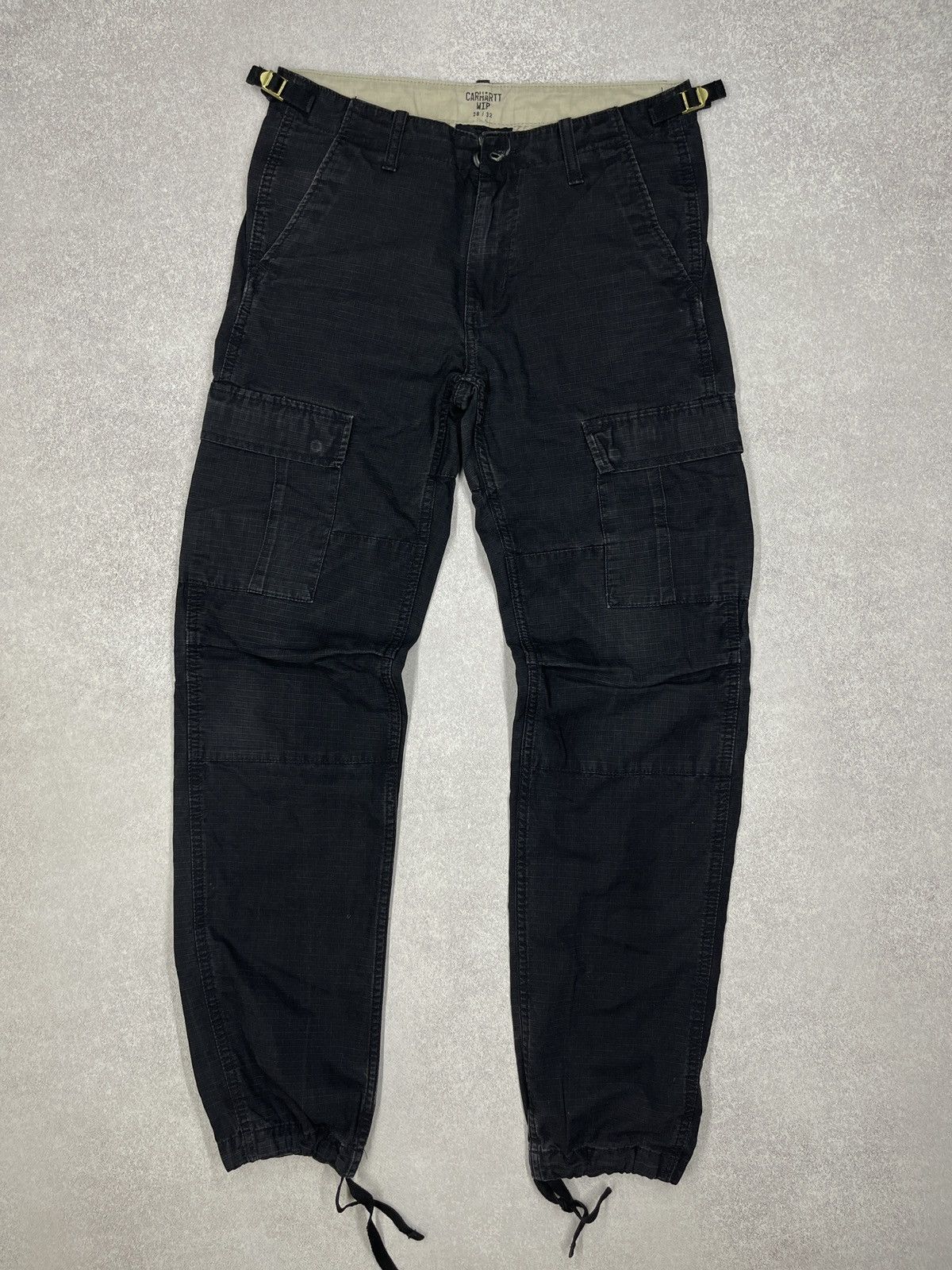 Carhartt Vintage Carhartt WIP Aviation Cargo Pants Black Y2K Size US 28 / EU 44 - 6 Thumbnail