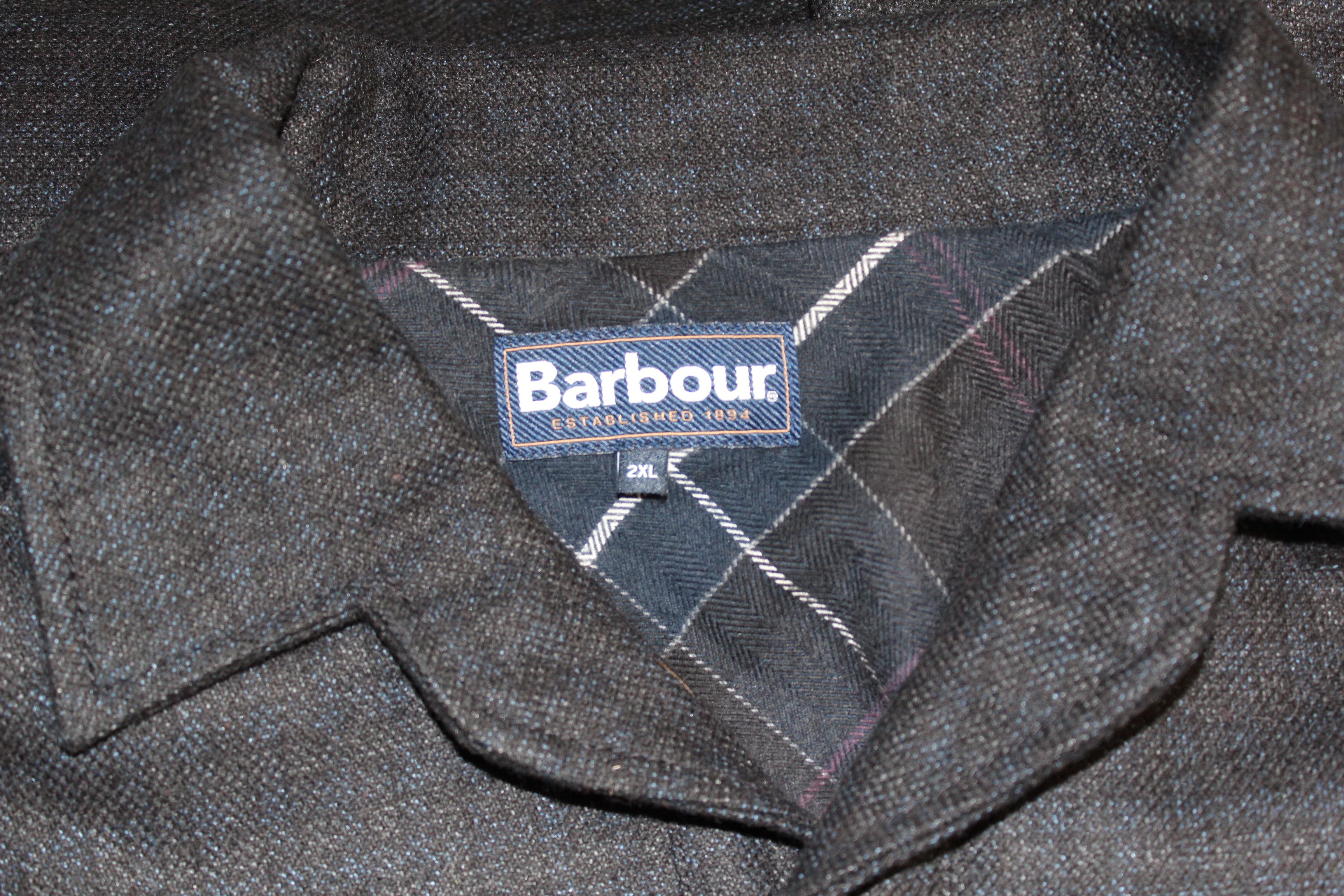 Barbour BARBOUR Wool Coat Jacket Size US XXL / EU 58 / 5 - 7 Thumbnail