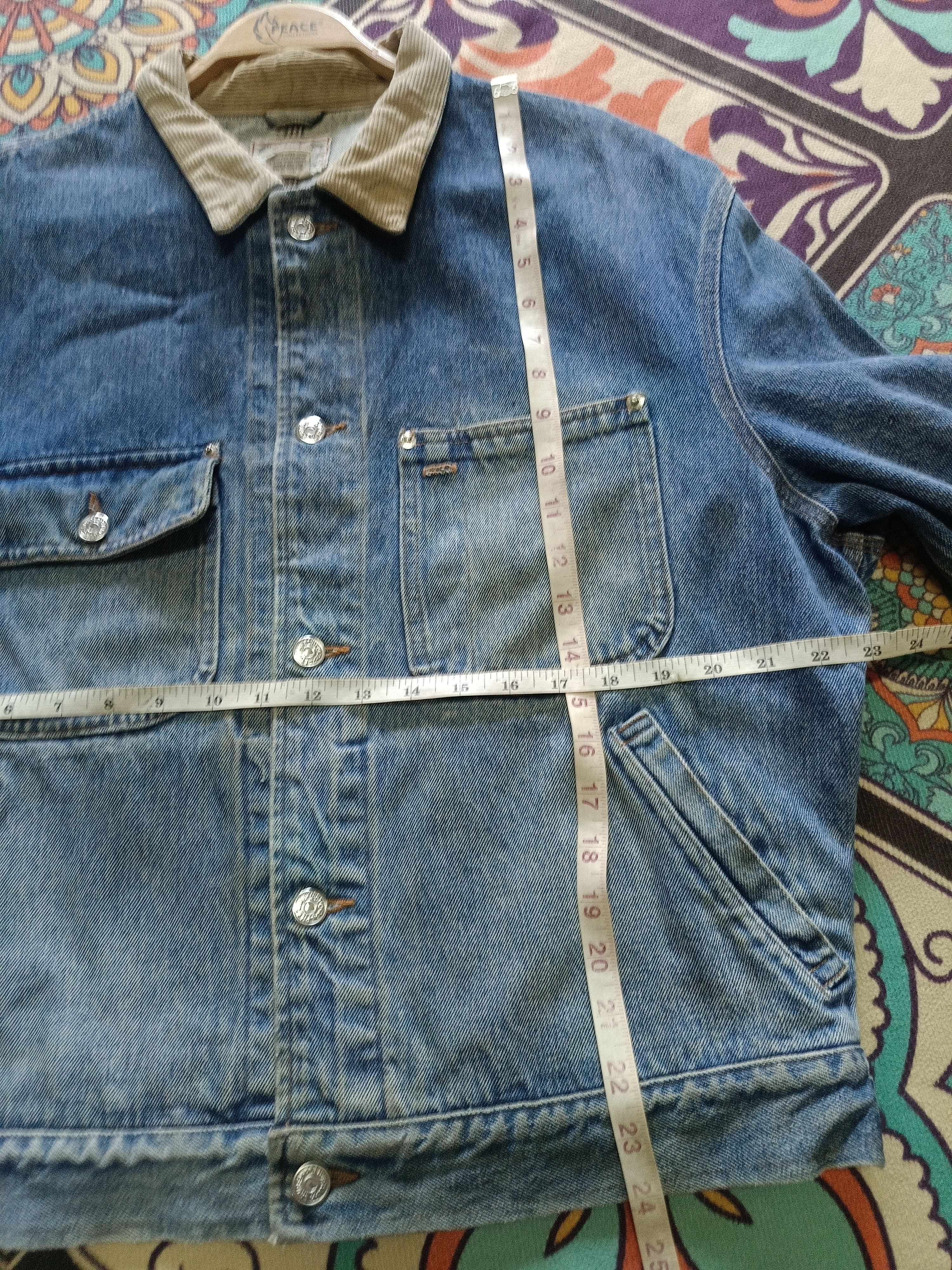 Polo Ralph Lauren Vintage 80s Polo RL Dungarees Denim jacket Size US L / EU 52-54 / 3 - 8 Thumbnail