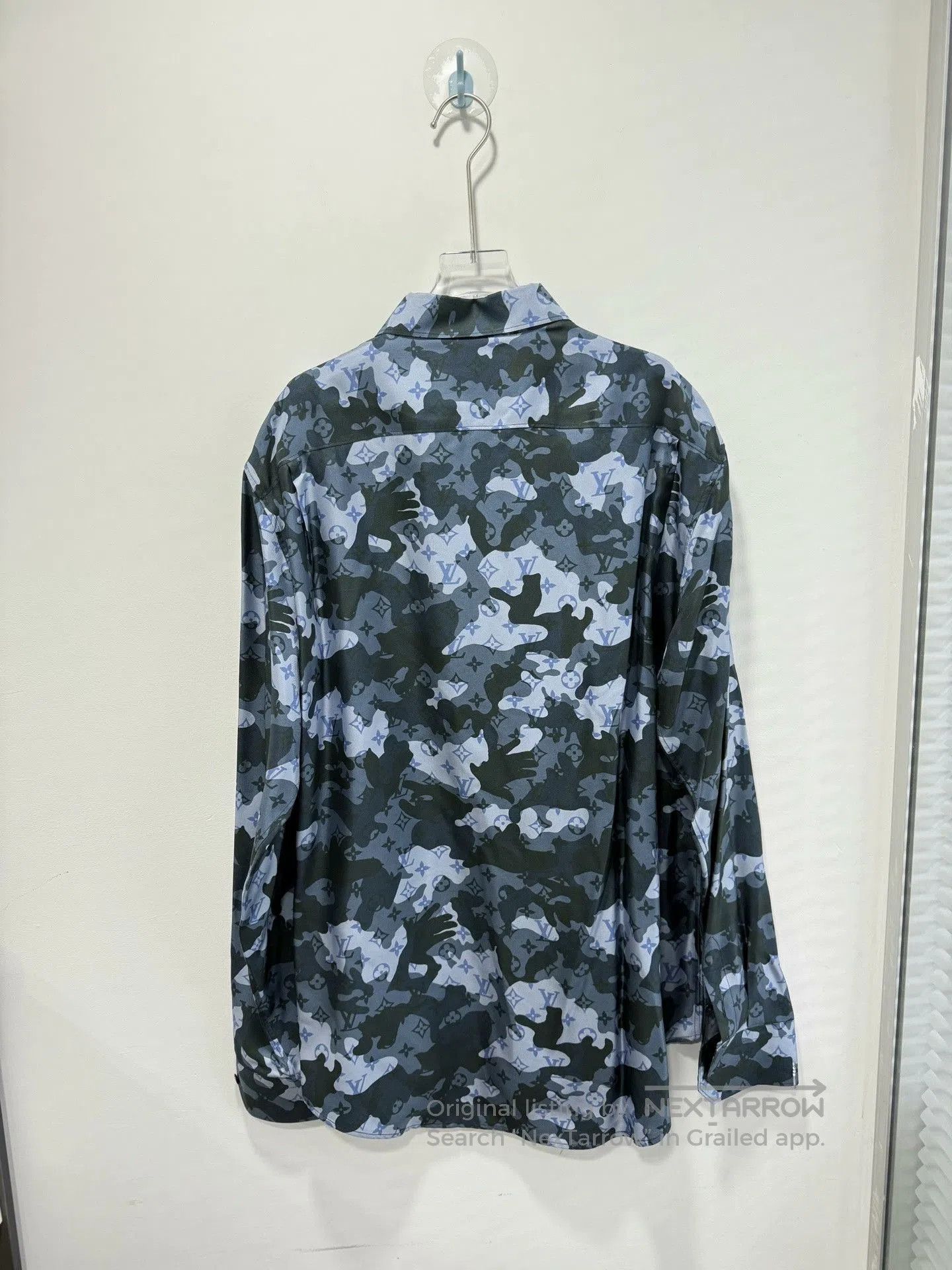 Louis Vuitton Louis Vuitton Monogram Camo Silk Shirt. Size US XXL / EU 58 / 5 - 2 Thumbnail