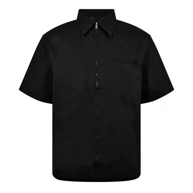image of Givenchy O1G2R1Mq0424 Zip Shirts In Black, Men's (Size Small)