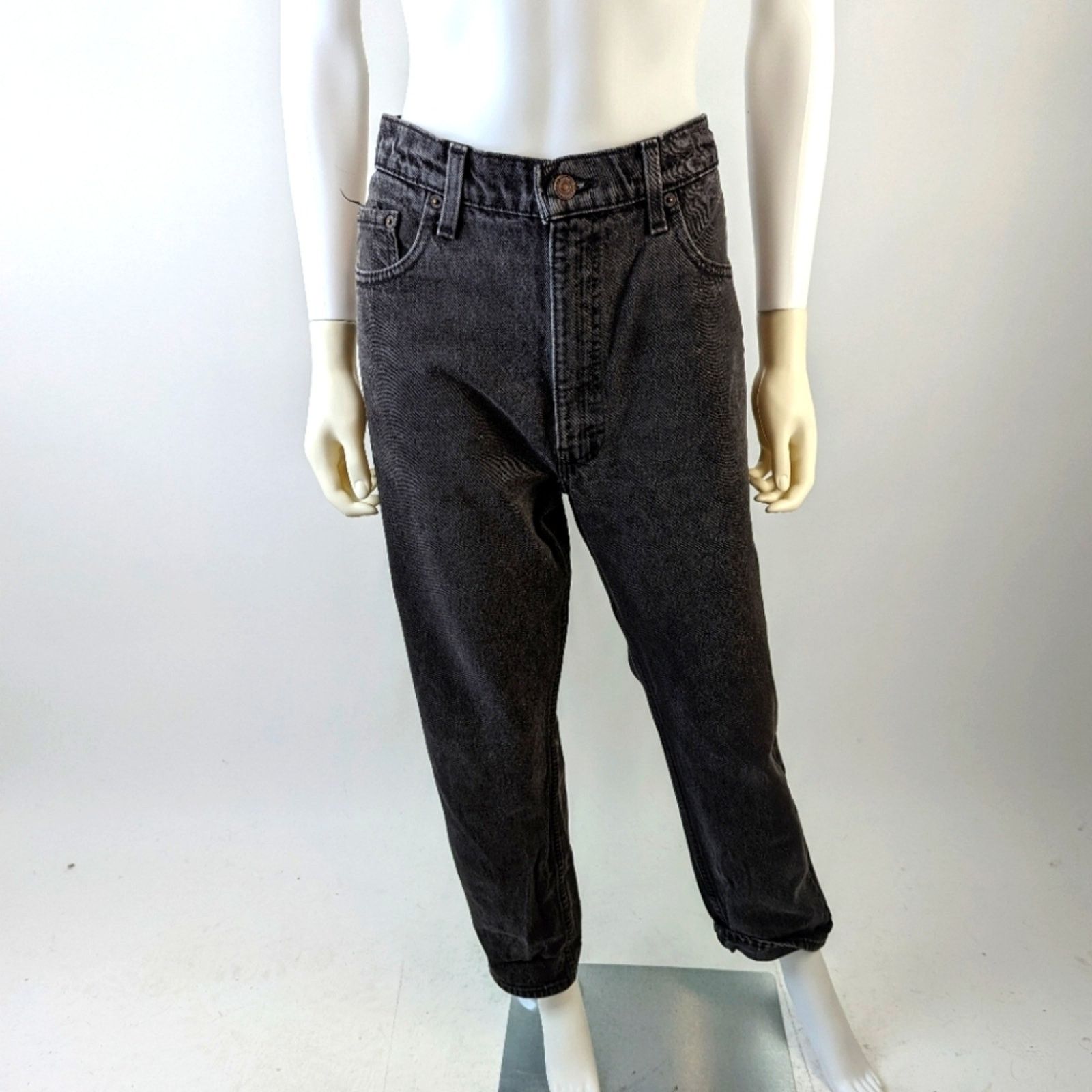 Vintage Vintage Y2K 505 Regular Fit Straight Leg Black Jeans - 36 Size US 36 / EU 52 - 1 Thumbnail