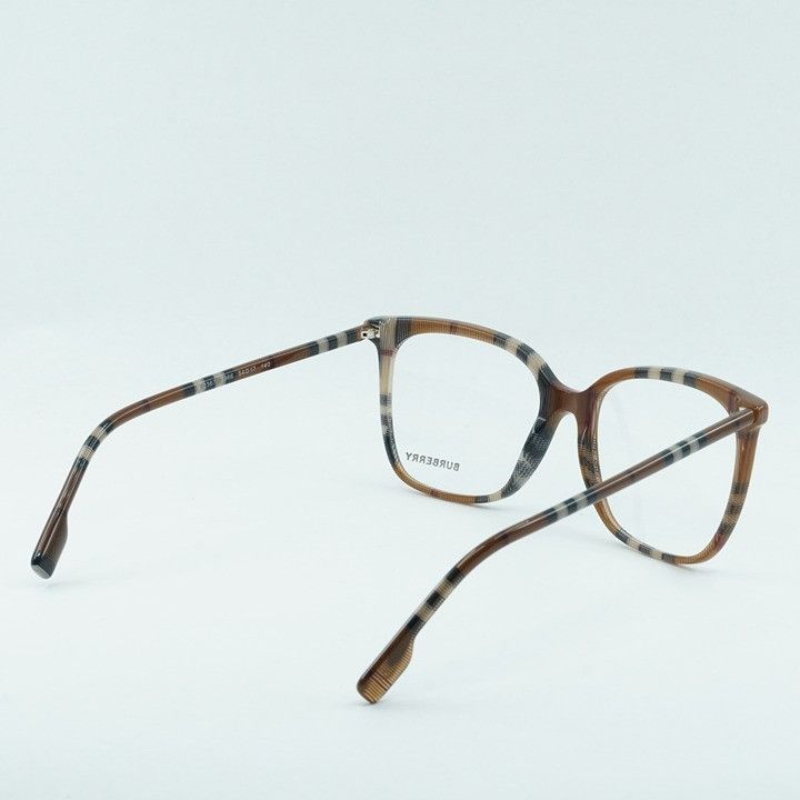 Burberry Burberry BE2367 3966 Eyeglasses Check Brown 54mm Square Fram Size ONE SIZE - 8 Thumbnail