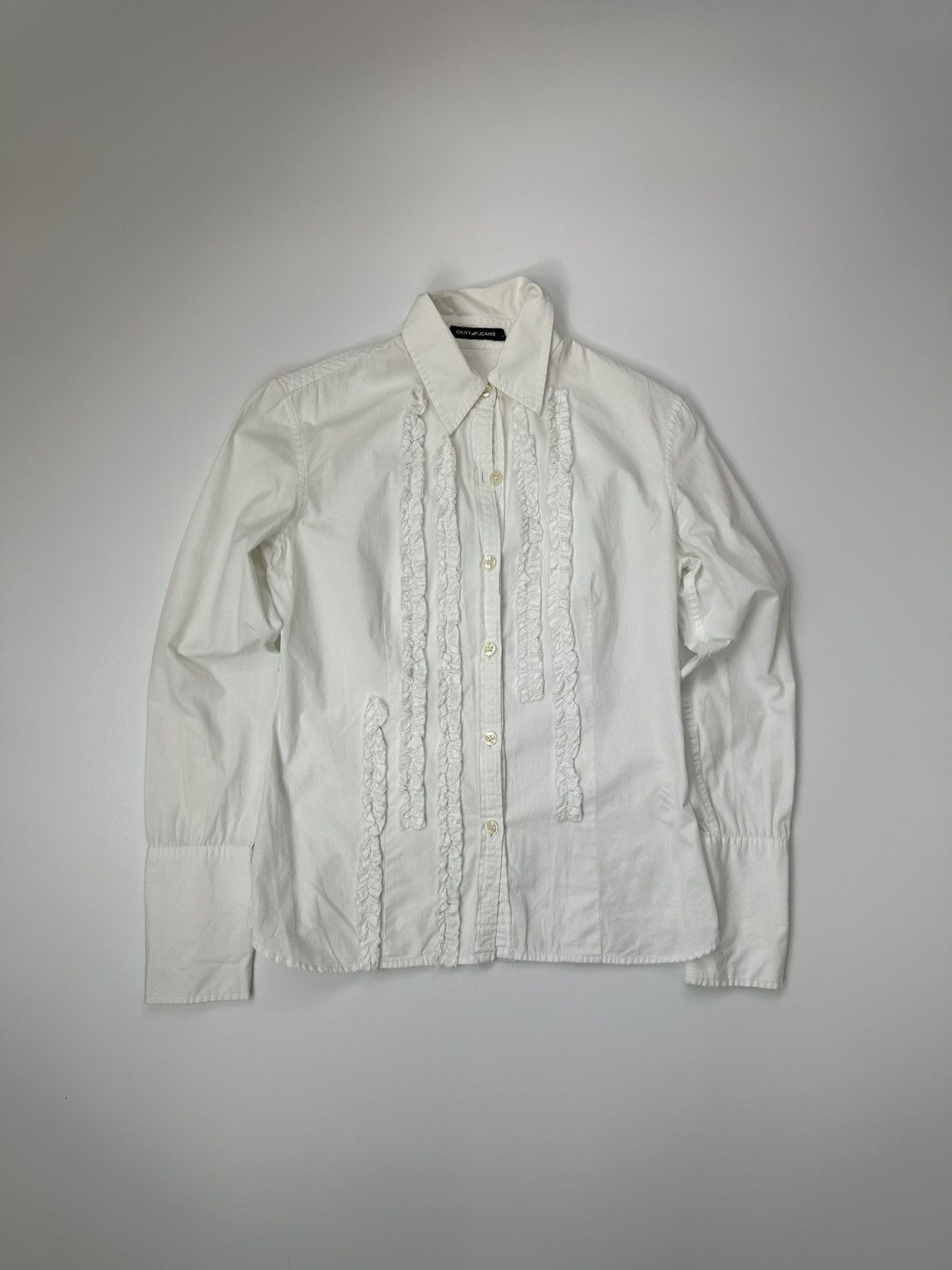 DKNY DKNY Dress Shirt White M Size Size M / US 6-8 / IT 42-44 - 1 Thumbnail