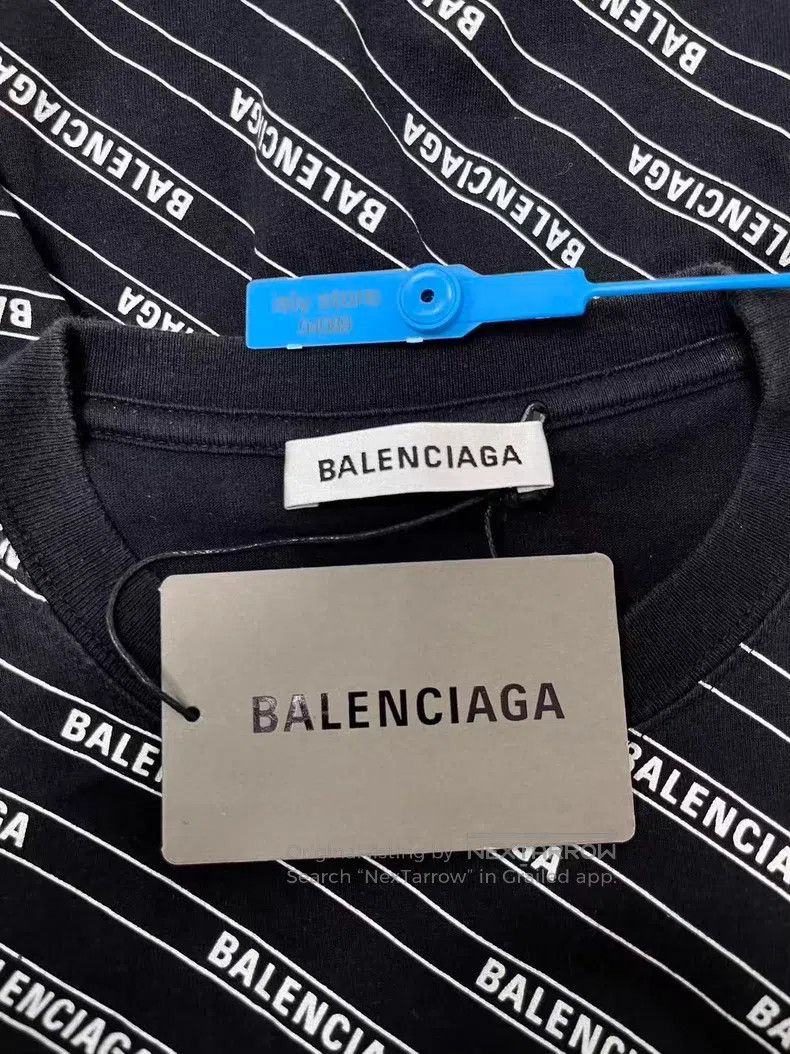 Balenciaga Balenciaga Alphabet All-over Print Crew Neck Short Sleeve Size US S / EU 44-46 / 1 - 4 Thumbnail