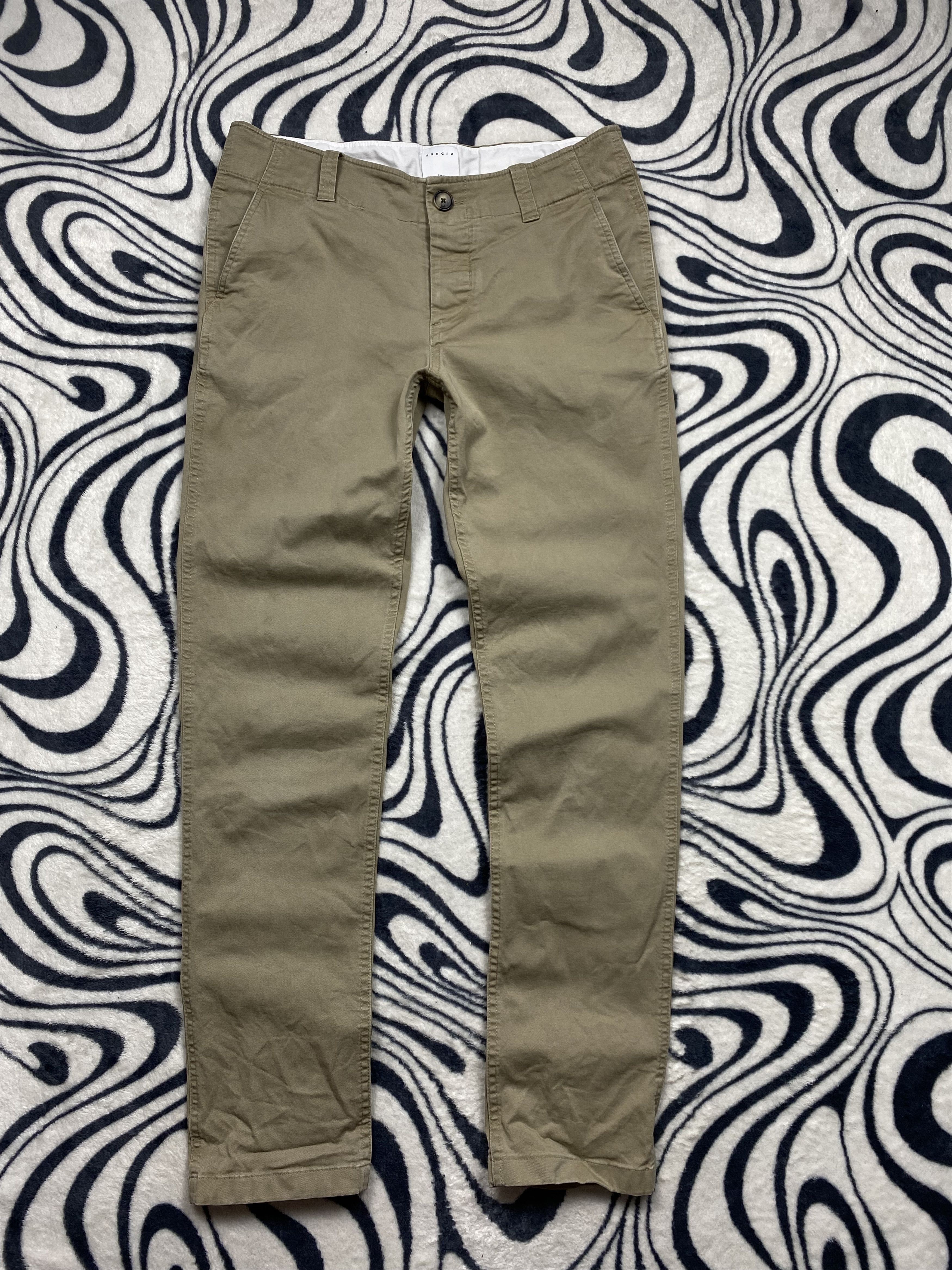 Sandro Sandro Vintage Classic Chino Pants Y2K Size 30" / US 8 / IT 44 - 1 Thumbnail