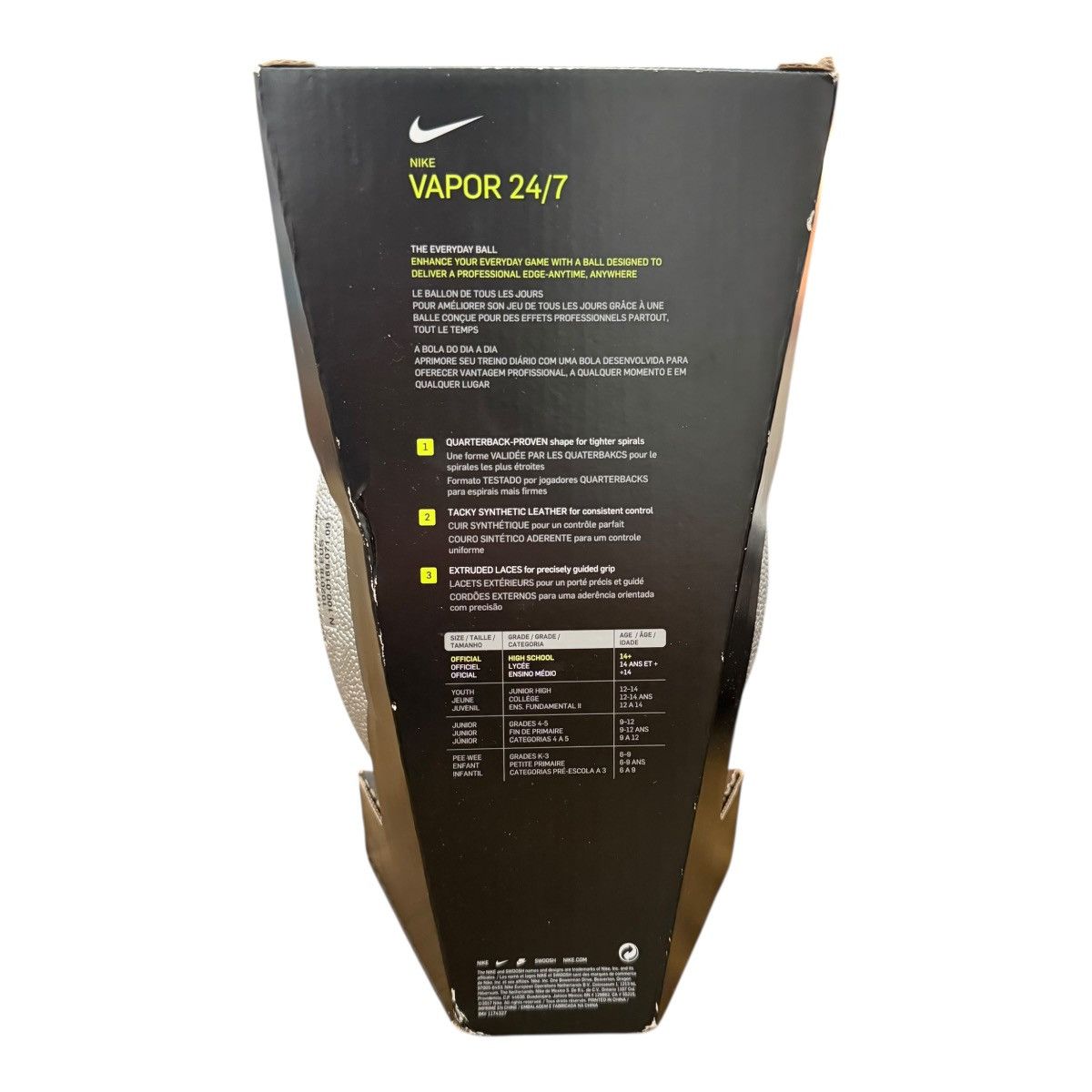 Heron Preston × Nike BRAND NEW Nike Heron Preston Vapor 24/7 Football SS19 Silver Size ONE SIZE - 2 Thumbnail