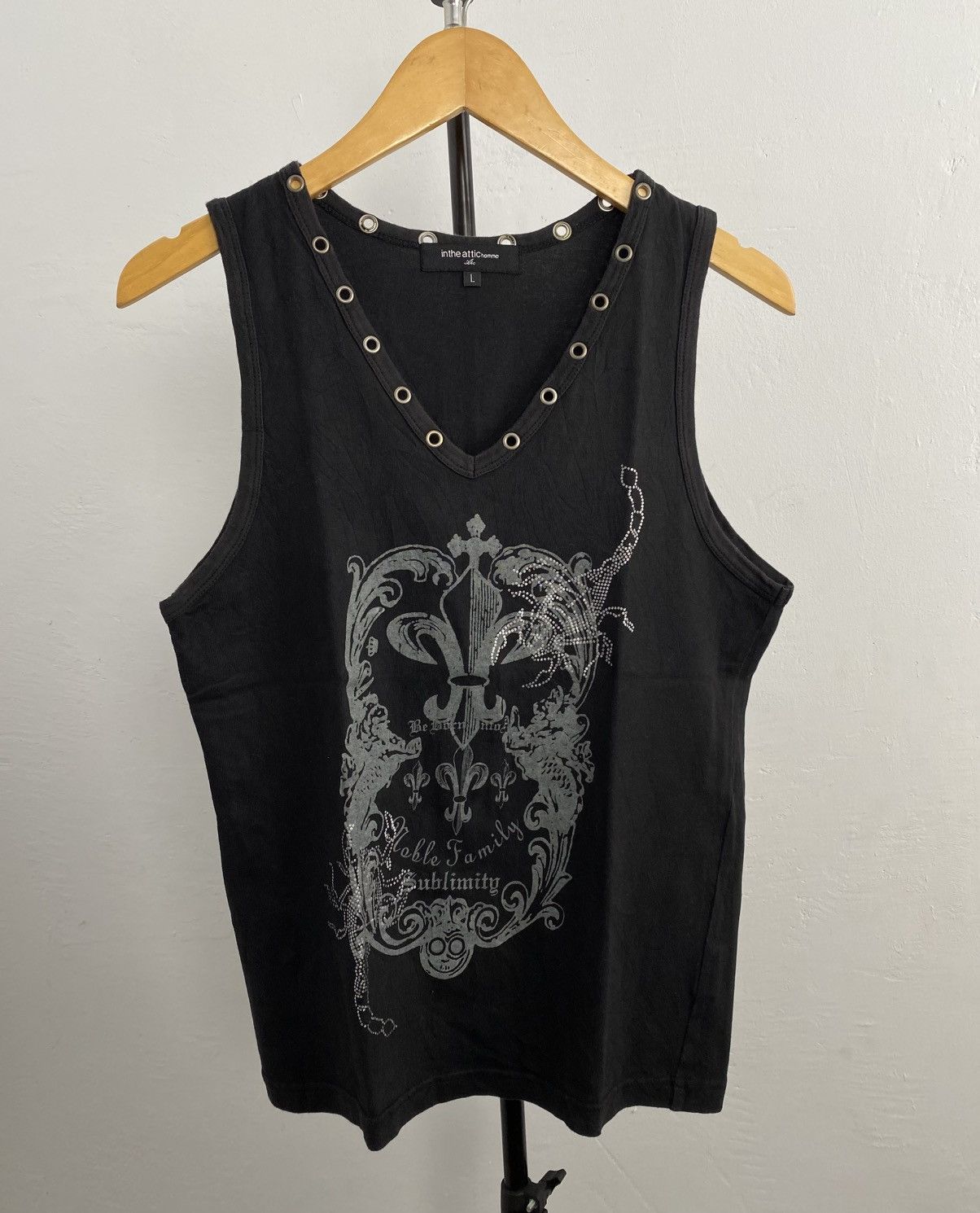 In The Attic × Japanese Brand × Le Grande Bleu (L.G.B.) In the attic scorpion punk tank tops Size US L / EU 52-54 / 3 - 2 Thumbnail