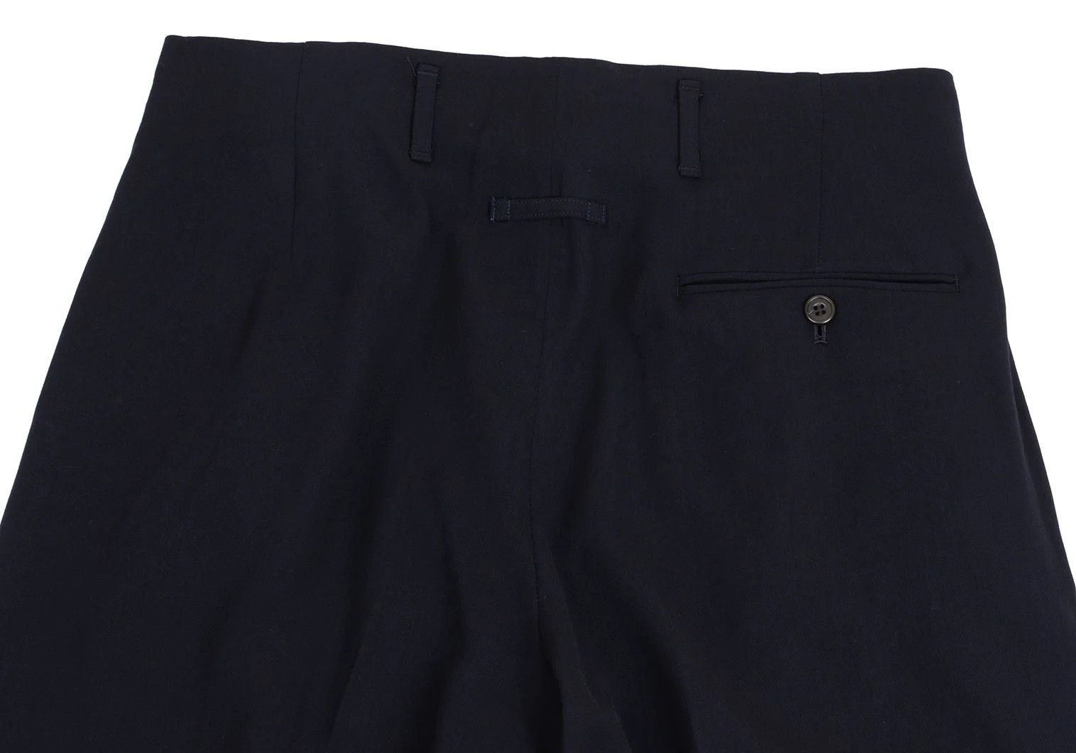 Jean Paul Gaultier Wool Tuck Pants in Navy Size 48 Size US 32 / EU 48 - 10 Thumbnail