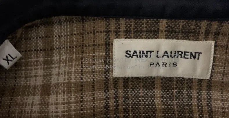 Saint Laurent Paris Saint Laurent Paris Original Double Pocket Yellow Plaid Wo Size US XL / EU 56 / 4 - 3 Thumbnail