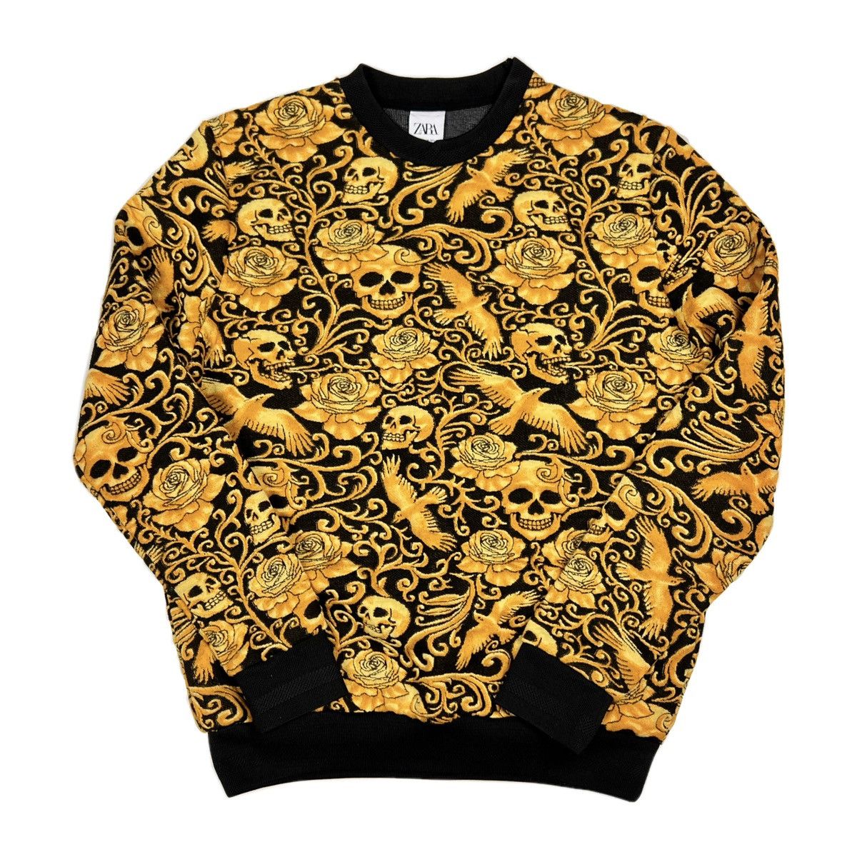 Zara Zara Skull All Over Print Sweatshirt | Grailed