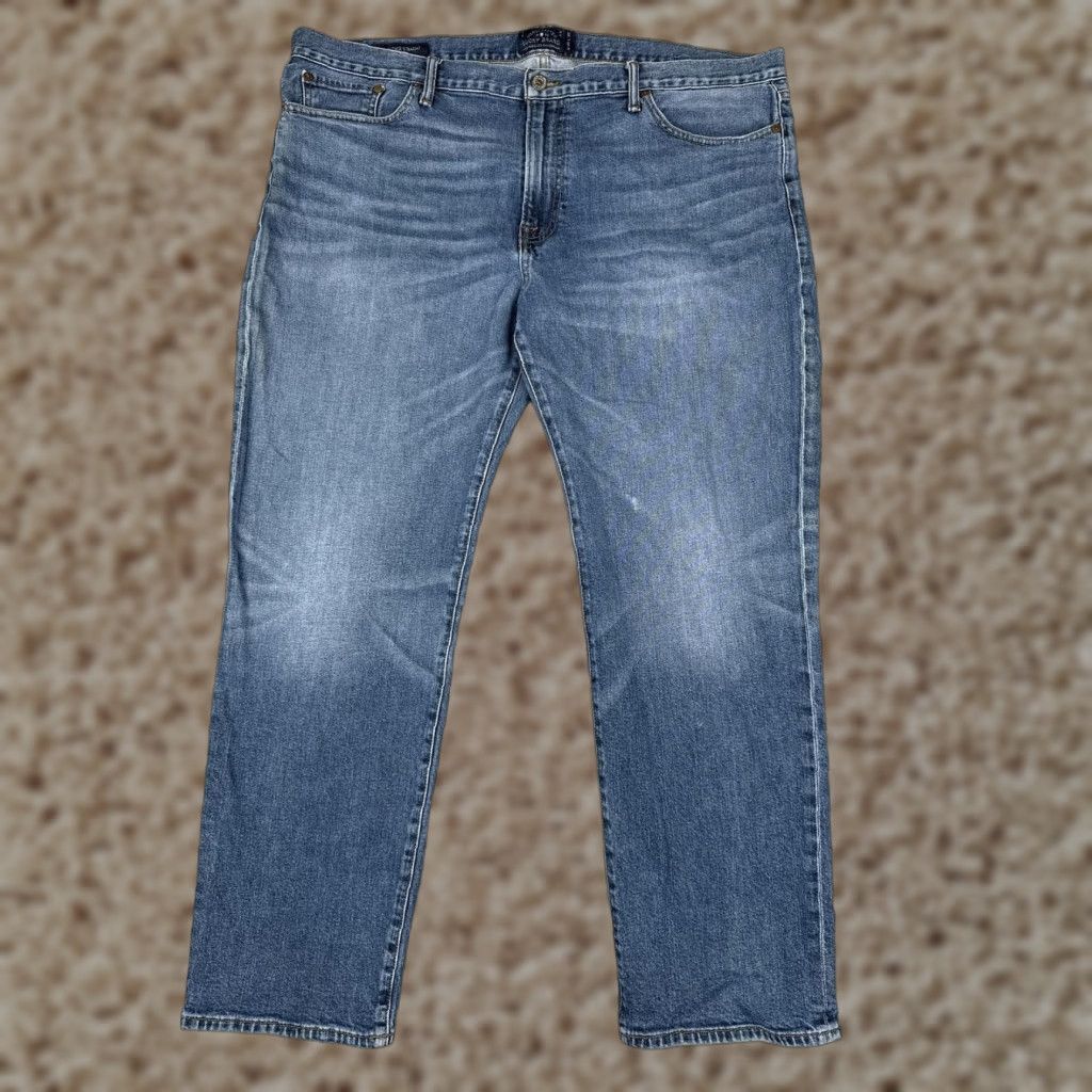 Lucky Brand Lucky Brand 363 Vintage Straight Jeans Mens 40x30 Medium Wash Denim Stretch 5-Pocket - Blue (Regular) Size US 40 / EU 56 - 1 Thumbnail