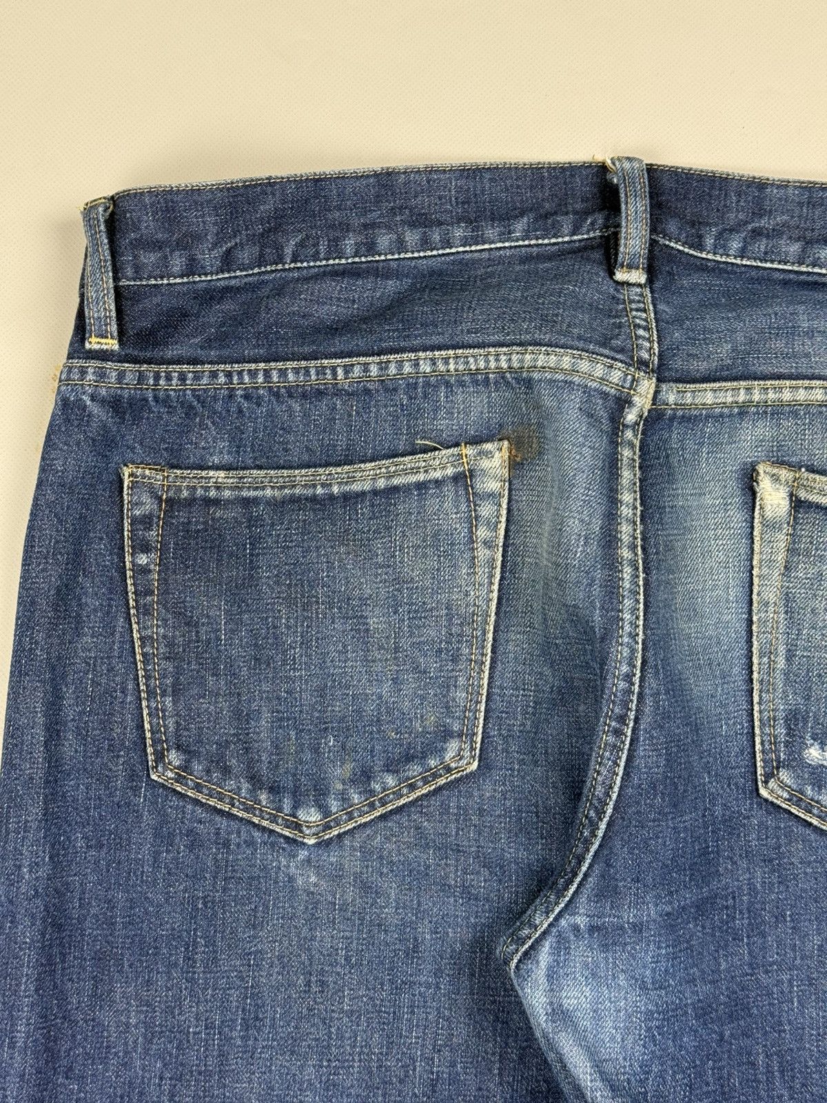 Japanese Brand Japanese Crafted Selvedge Denim Men’s Jeans Size 34 32 Size US 34 / EU 50 - 21 Thumbnail
