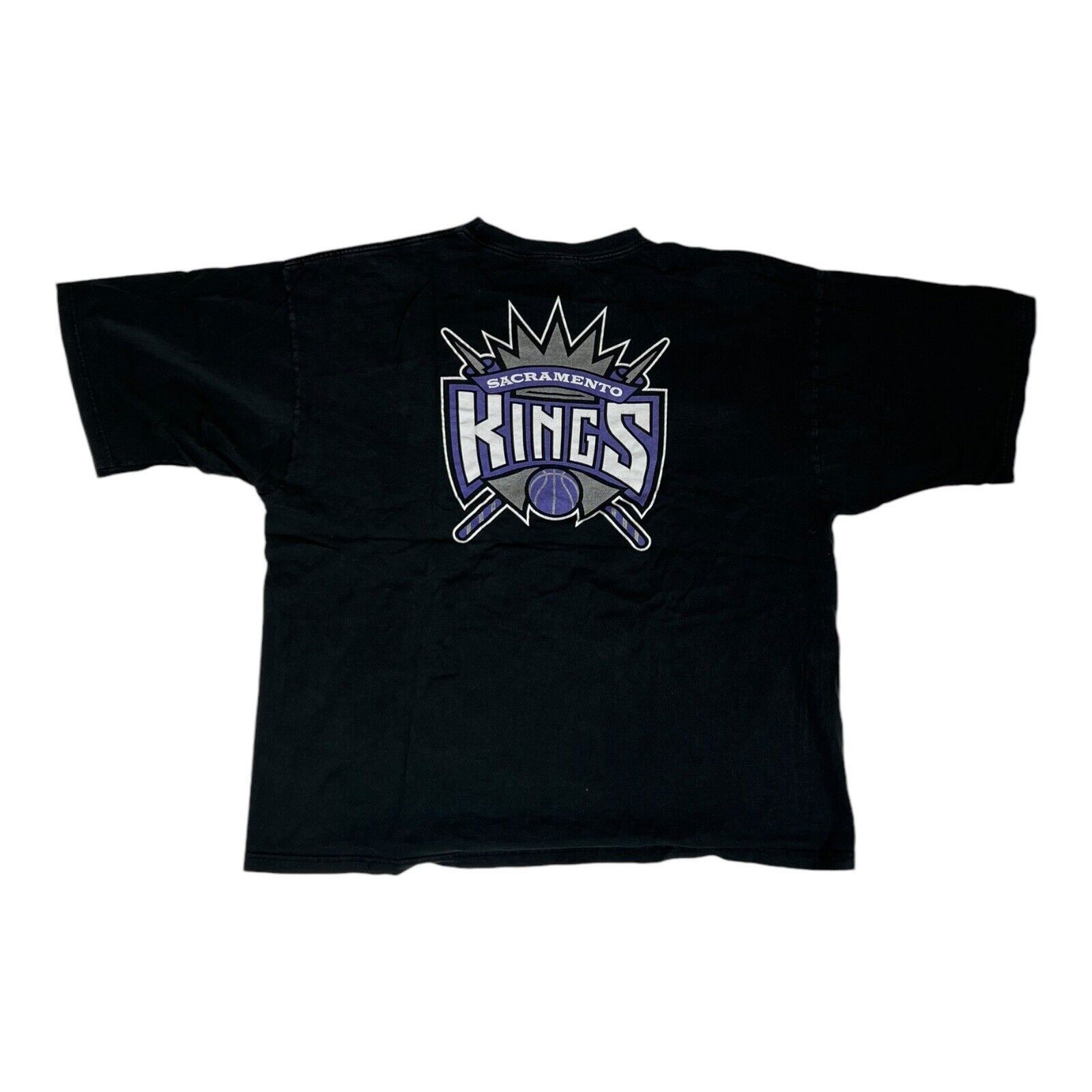 Reebok Vintage Sacramento Kings T-Shirt Size 2XL Reebok Black Y2K Size US XXL / EU 58 / 5 - 1 Thumbnail