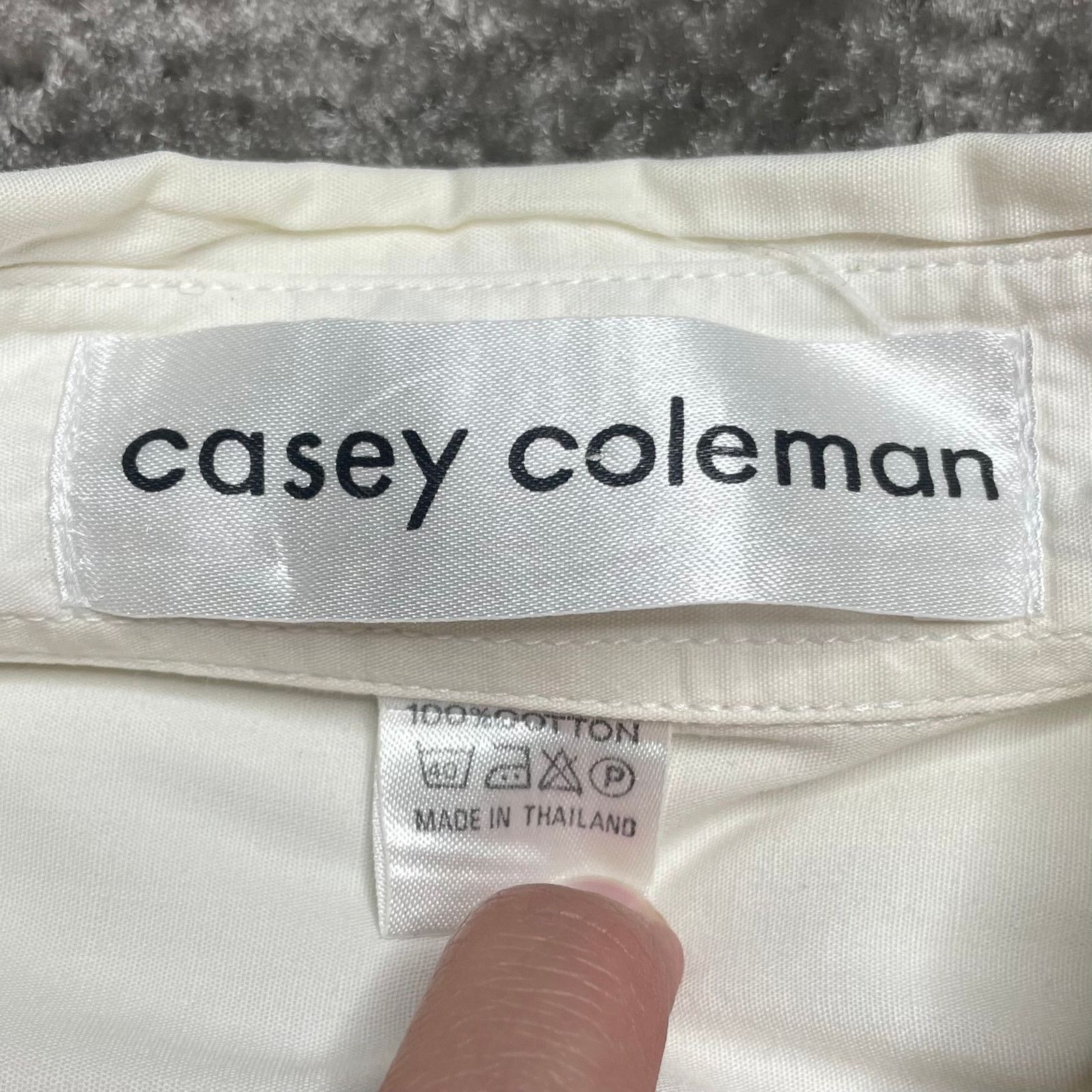 Other Casey Coleman Embroidered Fish Shirt Size XL / US 12-14 / IT 48-50 - 3 Thumbnail