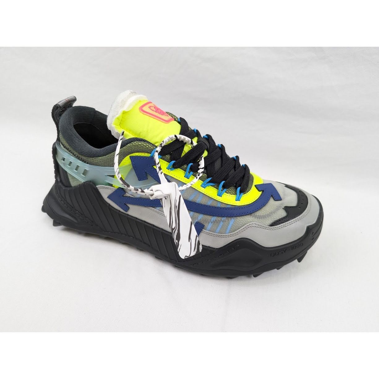 Off-White o1rshd1 Odsy 1000 Combo Sneakers in Black/Purple Size US 11 / EU 44 - 3 Thumbnail