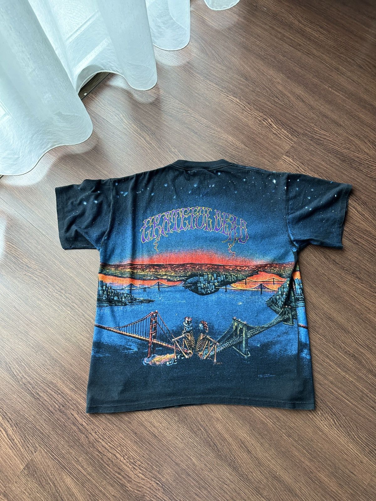 Band Tees × Grateful Dead × Vintage 𝗩𝗶𝗻𝘁𝗮𝗴𝗲 𝗚𝗿𝗮𝘁𝗲𝗳𝘂𝗹 𝗱𝗲𝗮𝗱 𝟭𝟵𝟵𝟬𝘀’ 𝗢𝘃𝗽 (𝗥𝗮𝗿𝗲) Size US L / EU 52-54 / 3 - 2 Thumbnail