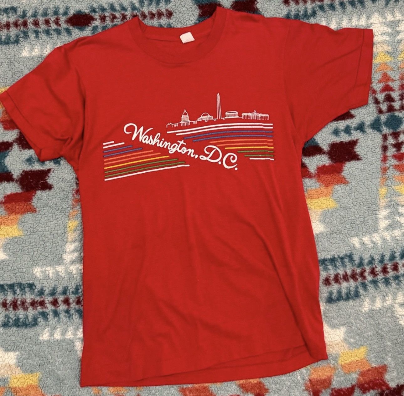 Vintage Vintage 80s Washington DC Shirt Single Stitch Size Small Size US S / EU 44-46 / 1 - 2 Thumbnail